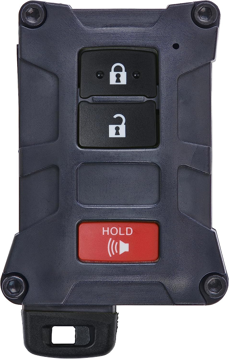 Ajt Design Replacement Key Fob Case For Toyota Tacoma, Tundra, 4Runner V1 - Custom Made In Usa (Color: Black)