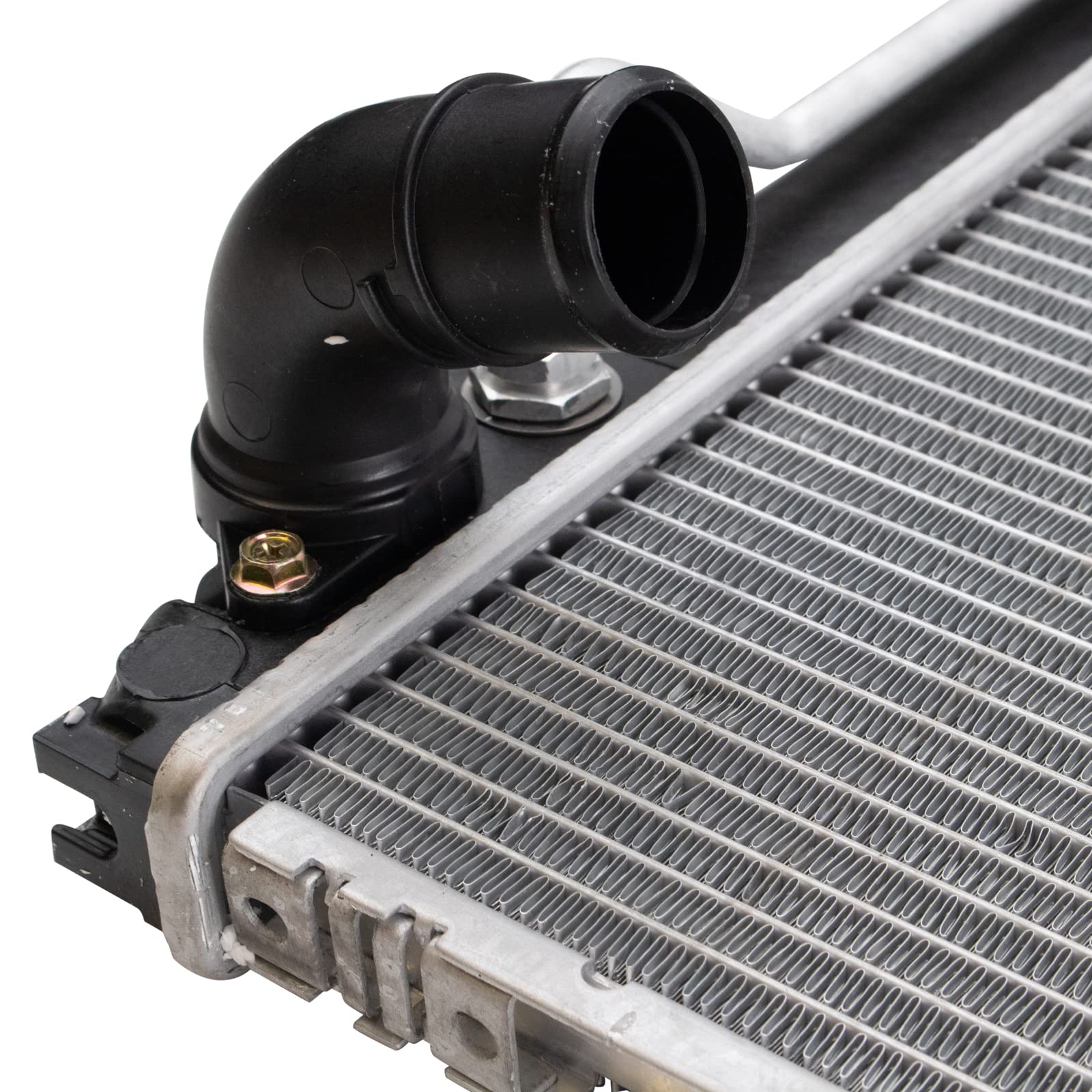 Trq Radiator Assembly Aluminum Core Compatible With 04-06 Toyota Sienna Cu2681 Cu2682 To3010281