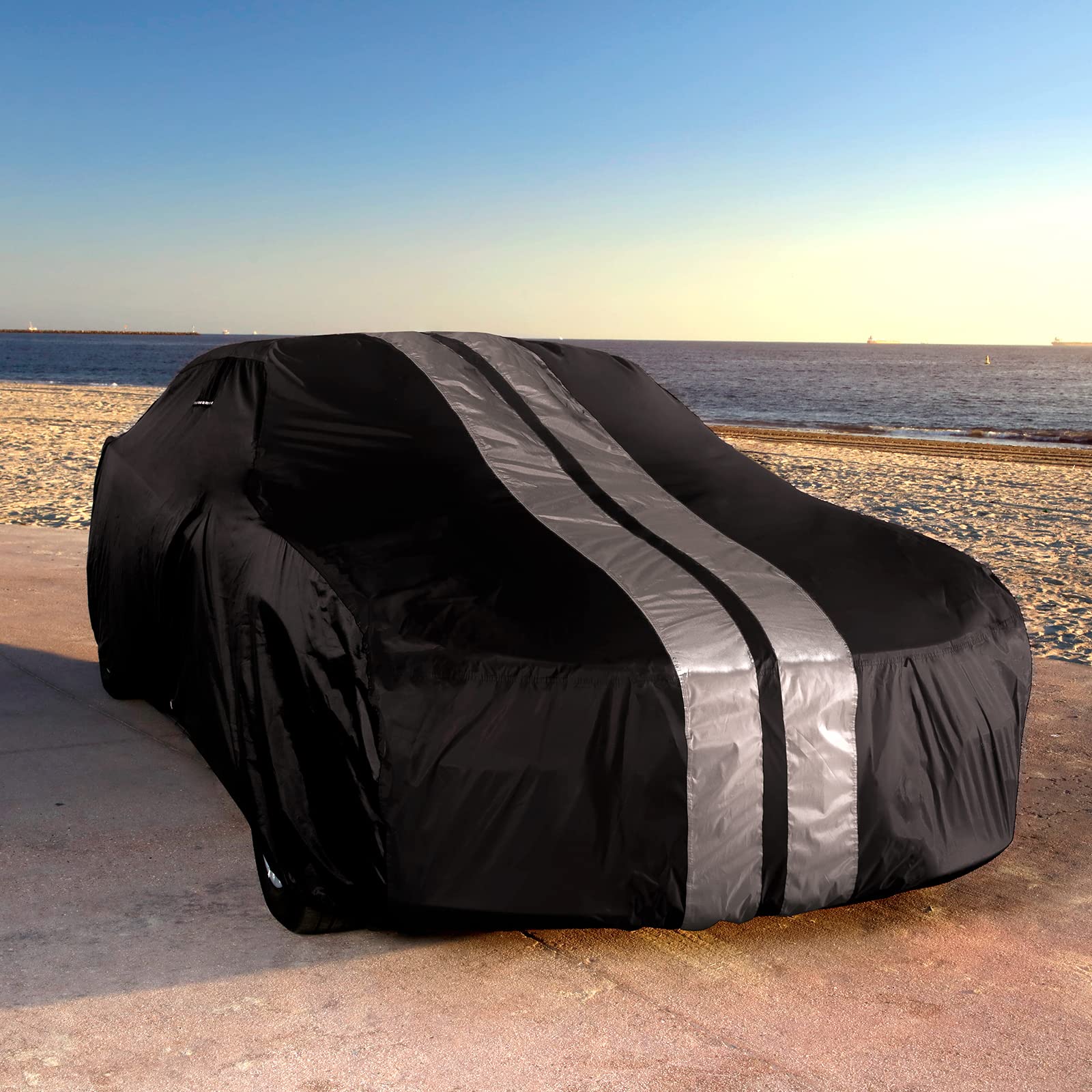 Icarcover Custom Car Cover For 1974-1978 Ford Mustang Waterproof All Weather Rain Snow Uv Sun Protector Full Exterior Indoor Out