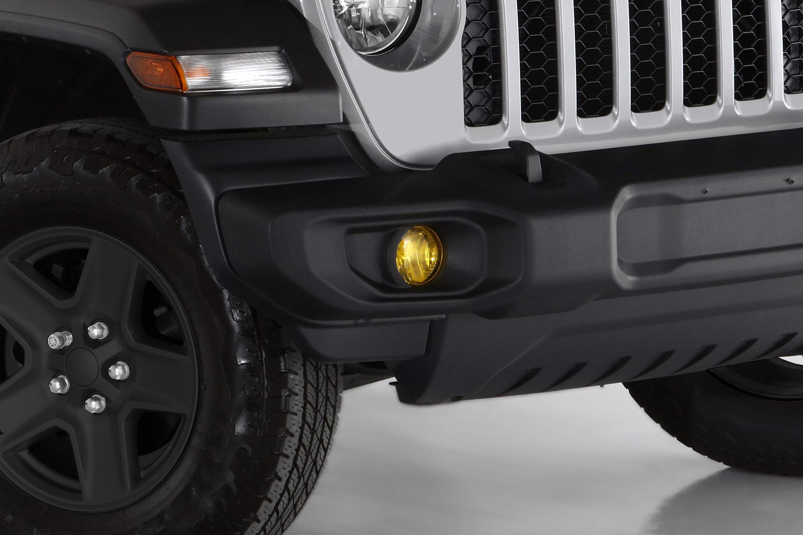 Gt Styling Gt0768Fy Transparent Yellow Fog Light Covers Fits 2019-2021 Ram 1500 Laramie