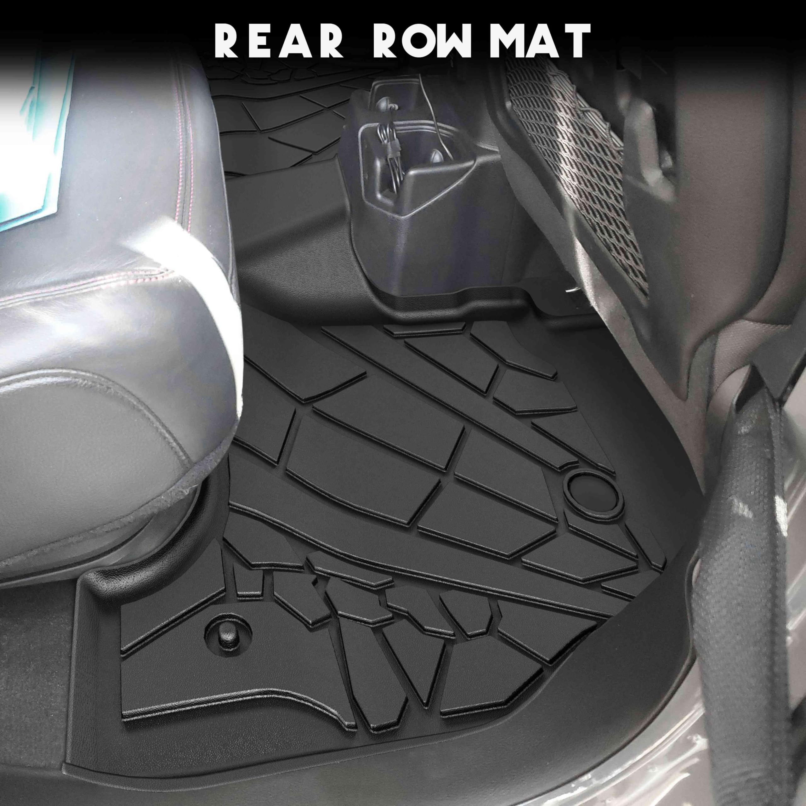 All Weather Floor Mats & Truck Bed Mat Fit For 2020-2025 Jeep Gladiator Jt, Tpe Rubber Protection Front & 2Nd Row Floor Liners &