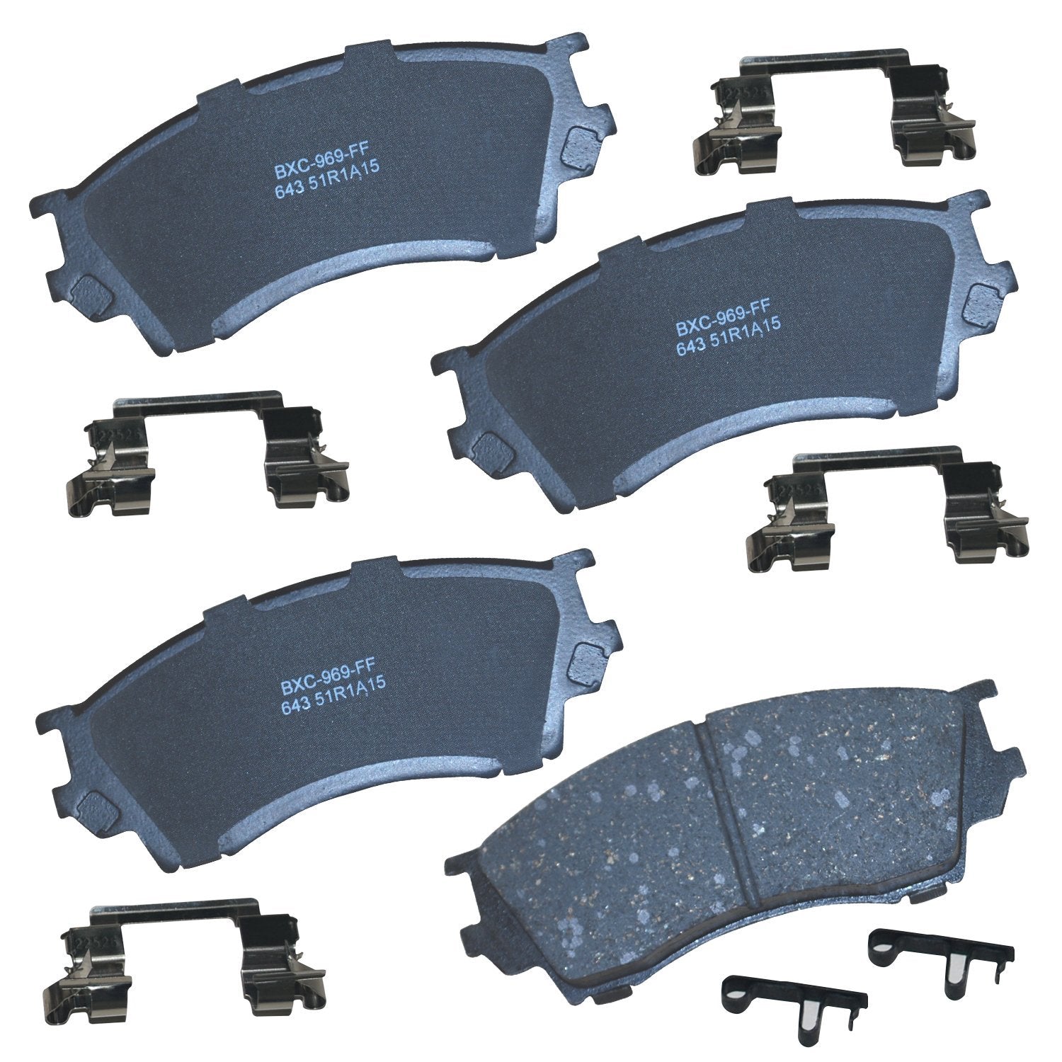 Bendix Premium Sbc643 Ceramic Front Brake Pads For Mazda Millenia 2002-1995