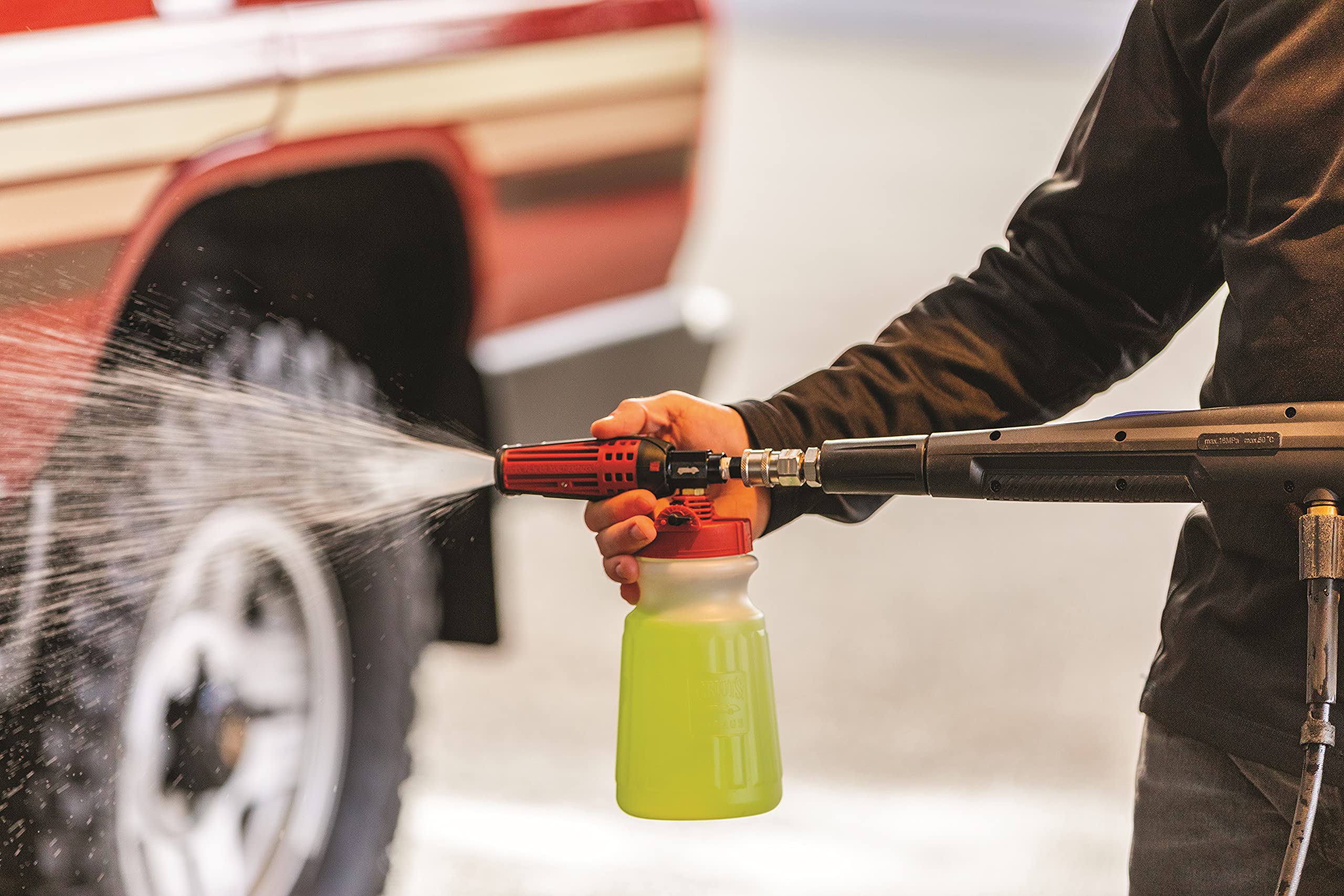 Griot'S Garage Brilliant Finish Foam Cannon, For Pressure Washers, Apply Car Washes And Cleaners,     Quick Connect. 33.8 Oz Jar