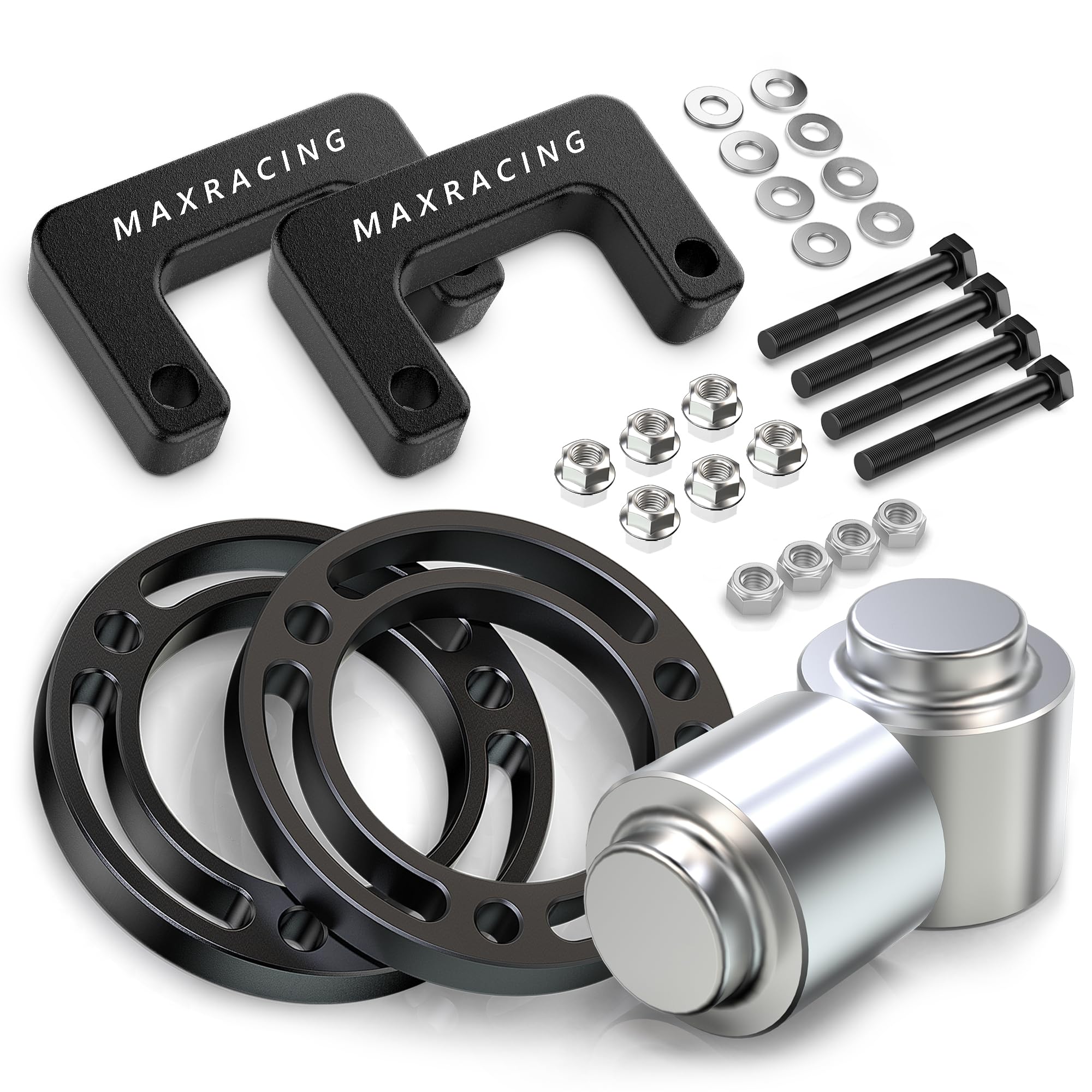 Maxracing 3'' Front + 3'' Rear Leveling Lift Kit Compatible With 2007-2020 Chevy Tahoe | 2007-2020 Chevy Suburban 1500 | 2007-20