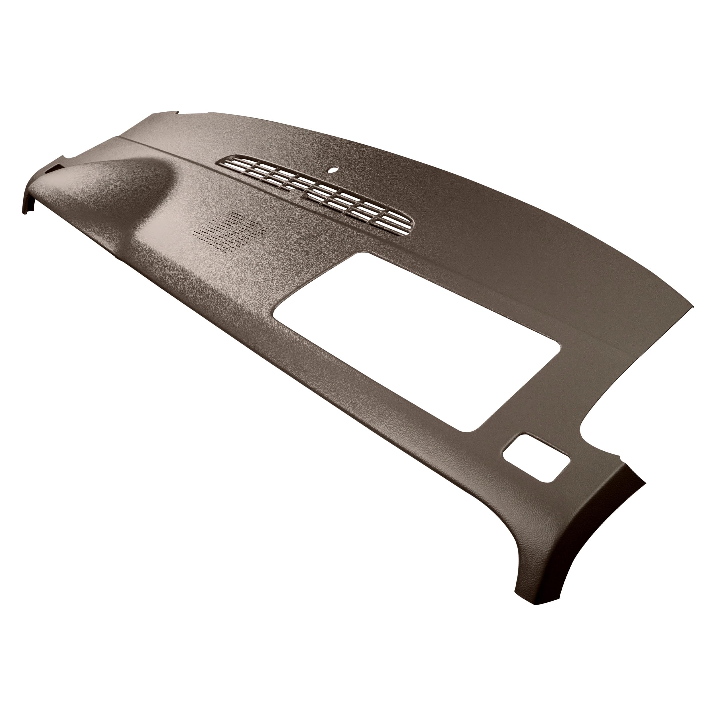 DashSkin Dash Cover Cap Compatible with 2007-2014 Tahoe Suburban Yukon Avalanche w Dash Speaker in Cocoa (Single Glovebox Silver