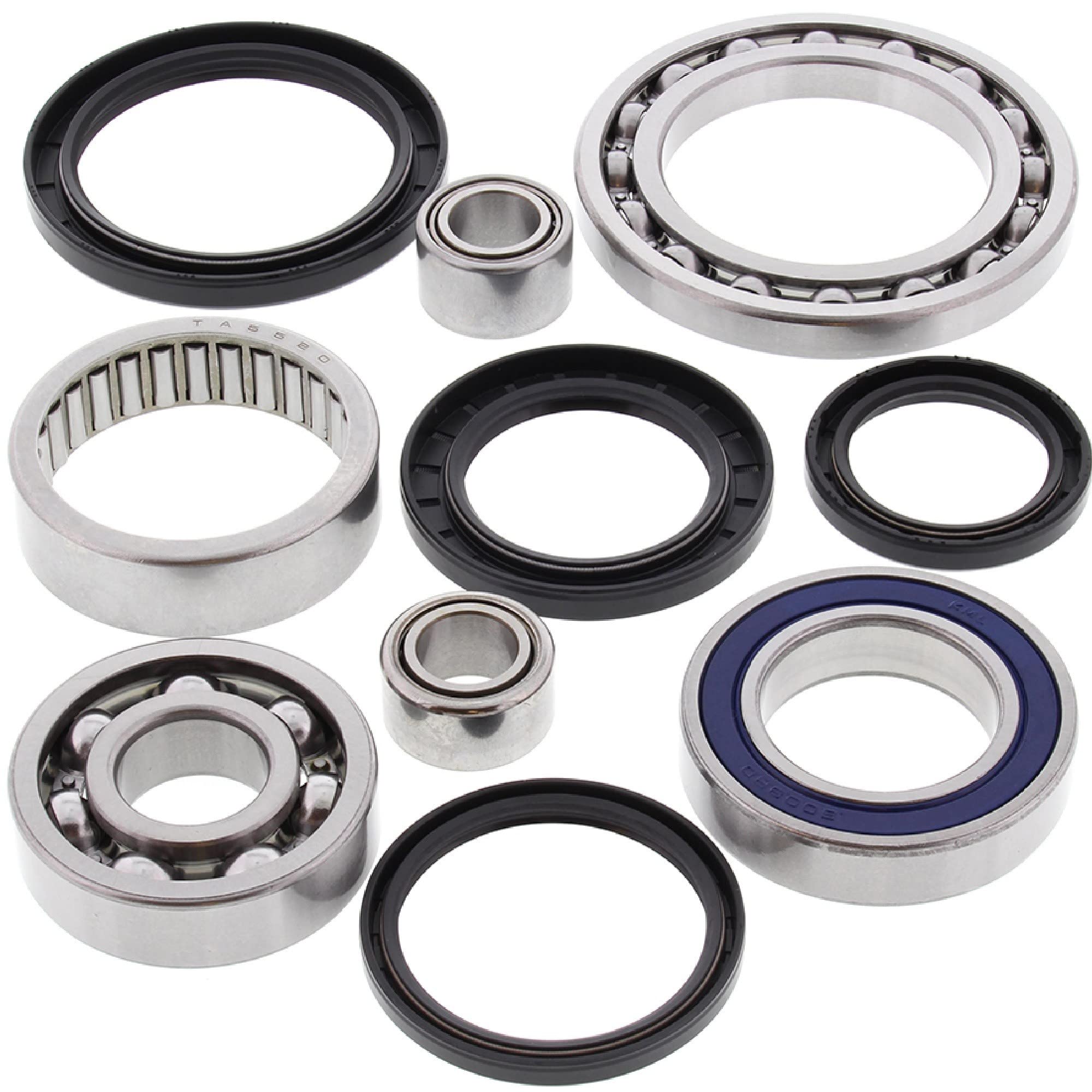 All Balls Racing Rear Differential Bearing Seal Kit 25-2030 Compatible With/Replacement For Yamaha YFB250 Timberwolf 1992-1998, 