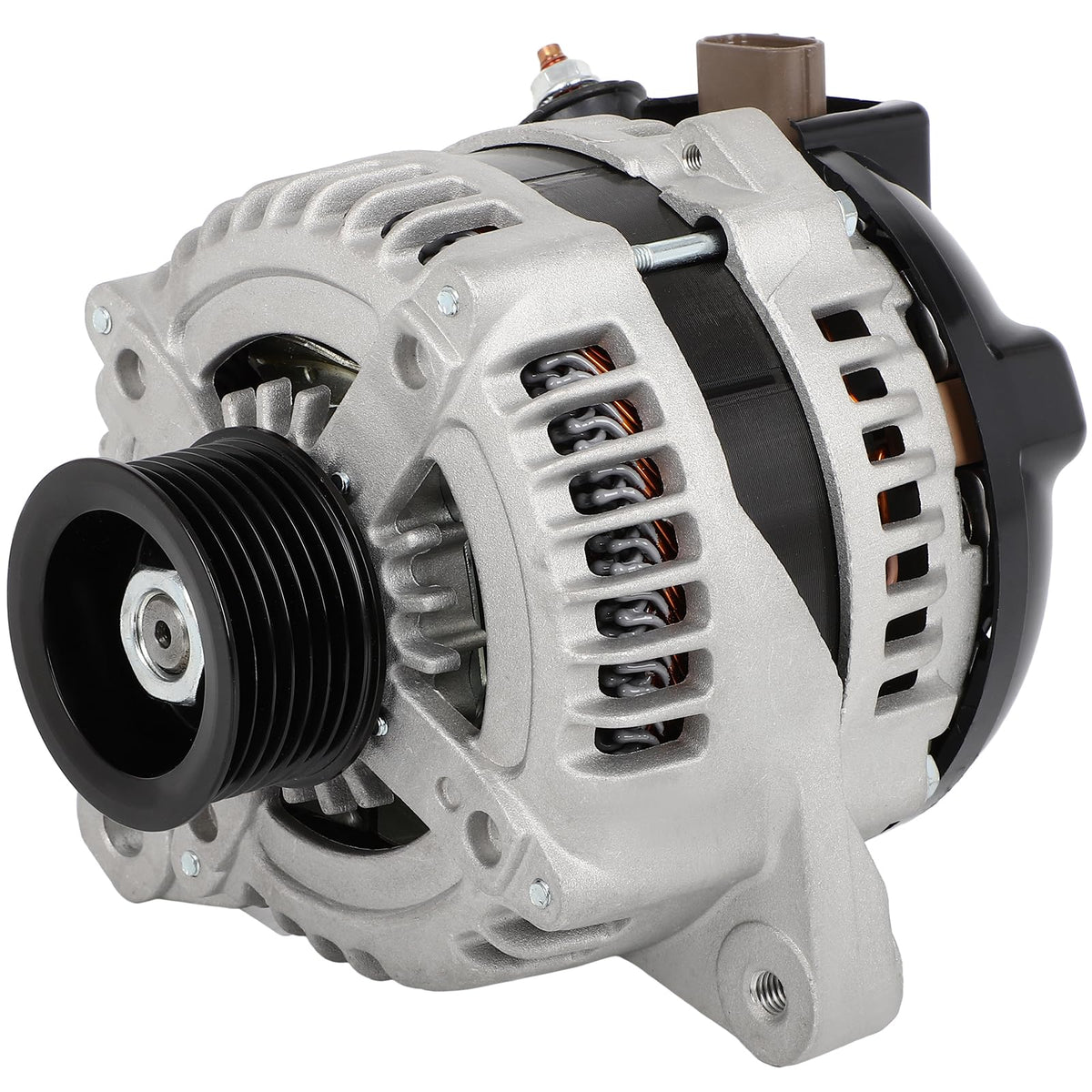 SCITOO Alternator Fits for Toyota Solara Camry 2.4L 2.4 L4 2002-2003 - 12V 80Amp CW 7-Groove Pulley, Replace OE 13958 102211-238