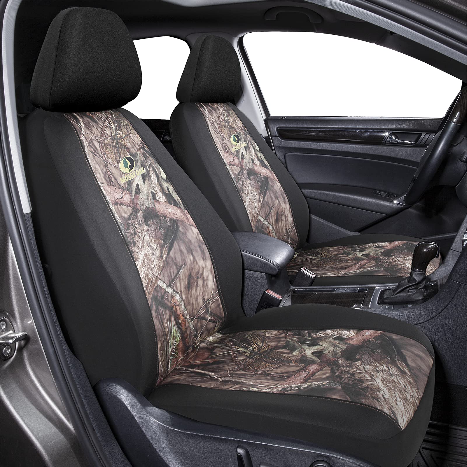 Mossy Oak Camo Seat Covers Low Back - Made With Waterproof Oxford And Cotton Twill, Airbag Compatible, Universial Fit Most Bucke
