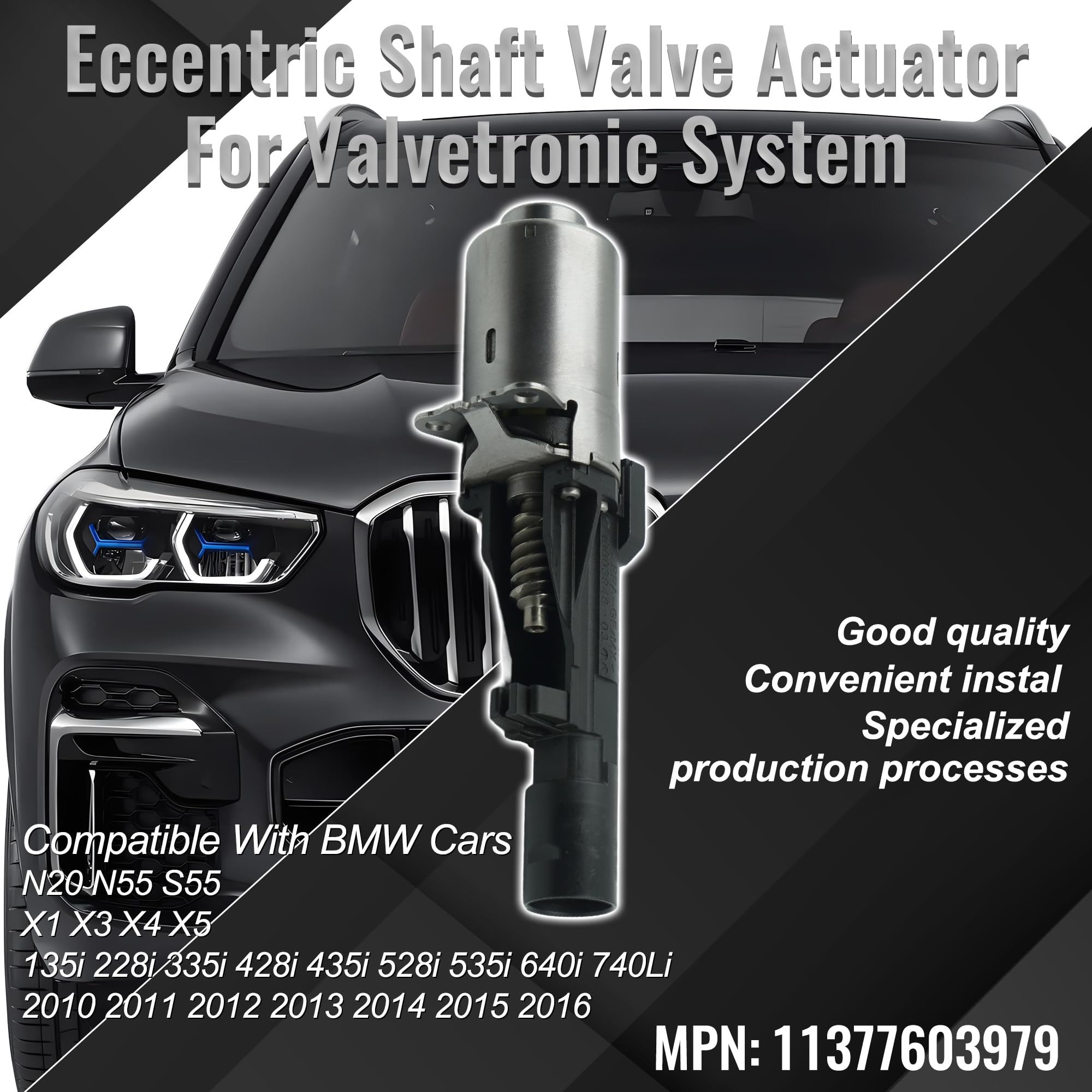 Eccentric Shaft Valve Actuator for Valvetronic System 11377603979 11377599021 Fit for BMW N20 N55 S55 X1 X3 X4 X5 135i 228i 335i