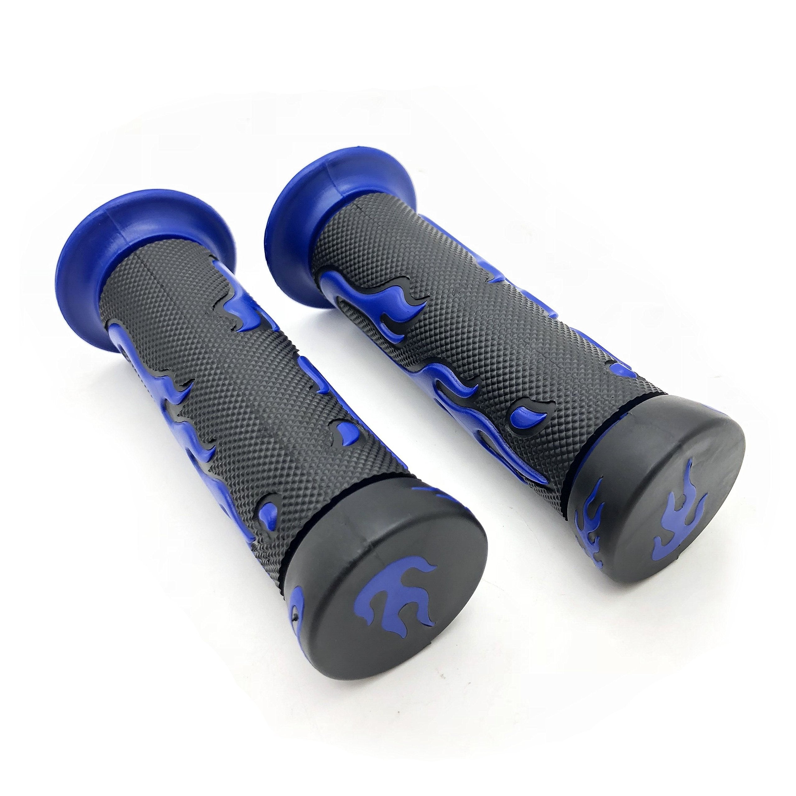 Httmt Xh4067-Blue-22 Watercrafts Flame Gel Style Grips Blue (7/8 Inches Both Side)