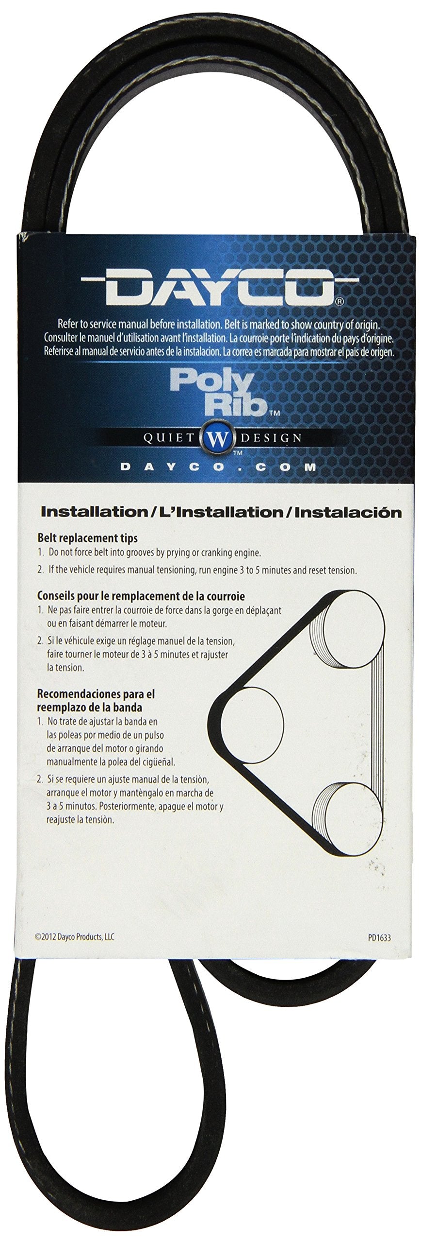 Dayco 5050405 Serpentine Belt