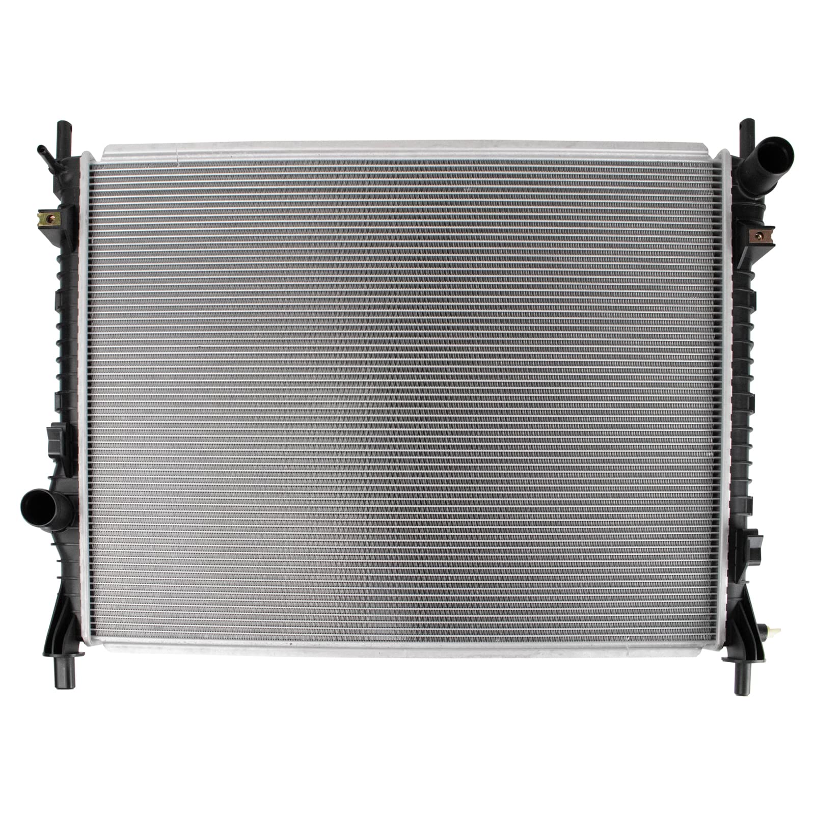 Trq Radiator Assembly Aluminum Core Compatible With 15-20 Ford Mustang Cu13488 Cu13489