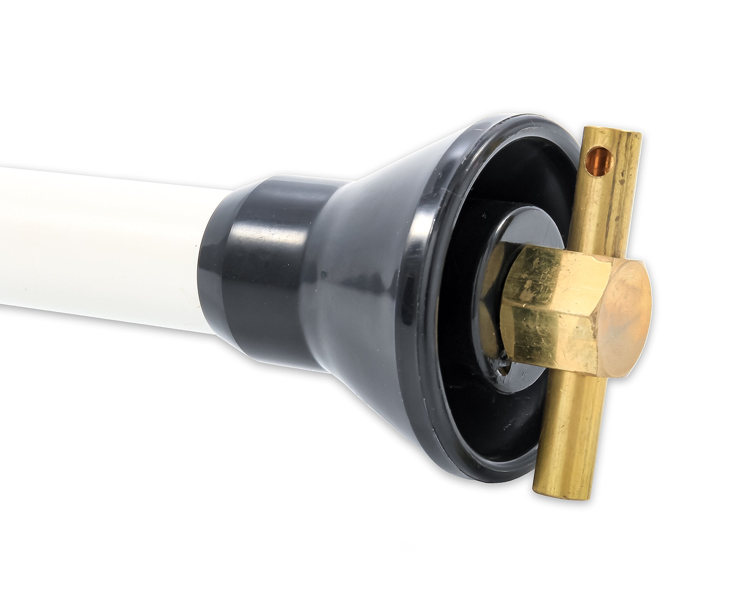 Camco - 21013 RV Straight Swivel Stik with Shutoff Valve- Creates Powerful Cleaning Action That Dislodges and Flushes Stubborn W