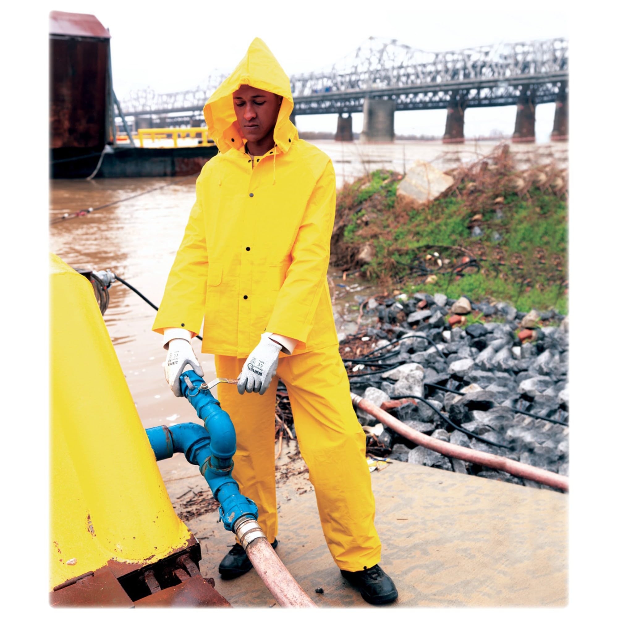 Mcr Safety Three-Piece Rainsuit