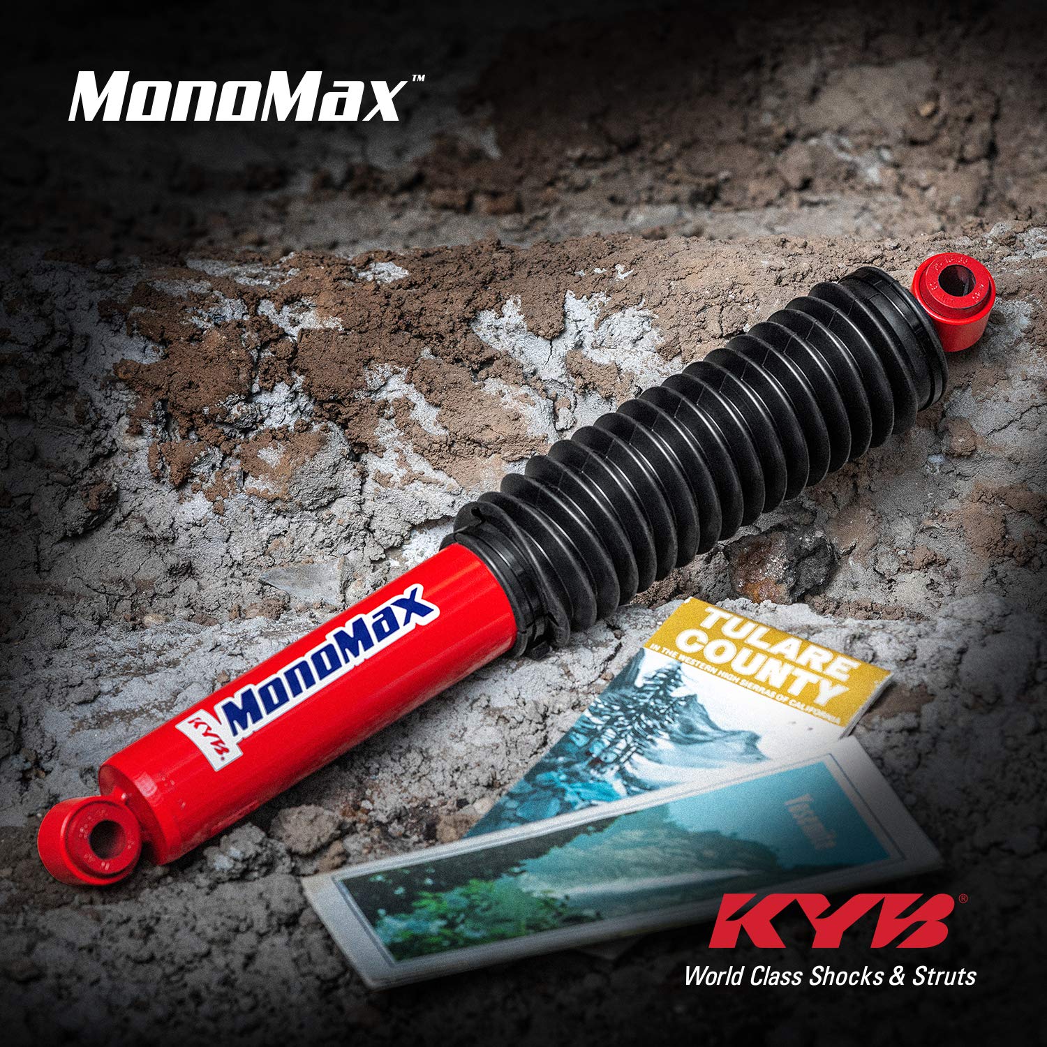 Kyb 565104 Monomax Gas Shock, Red