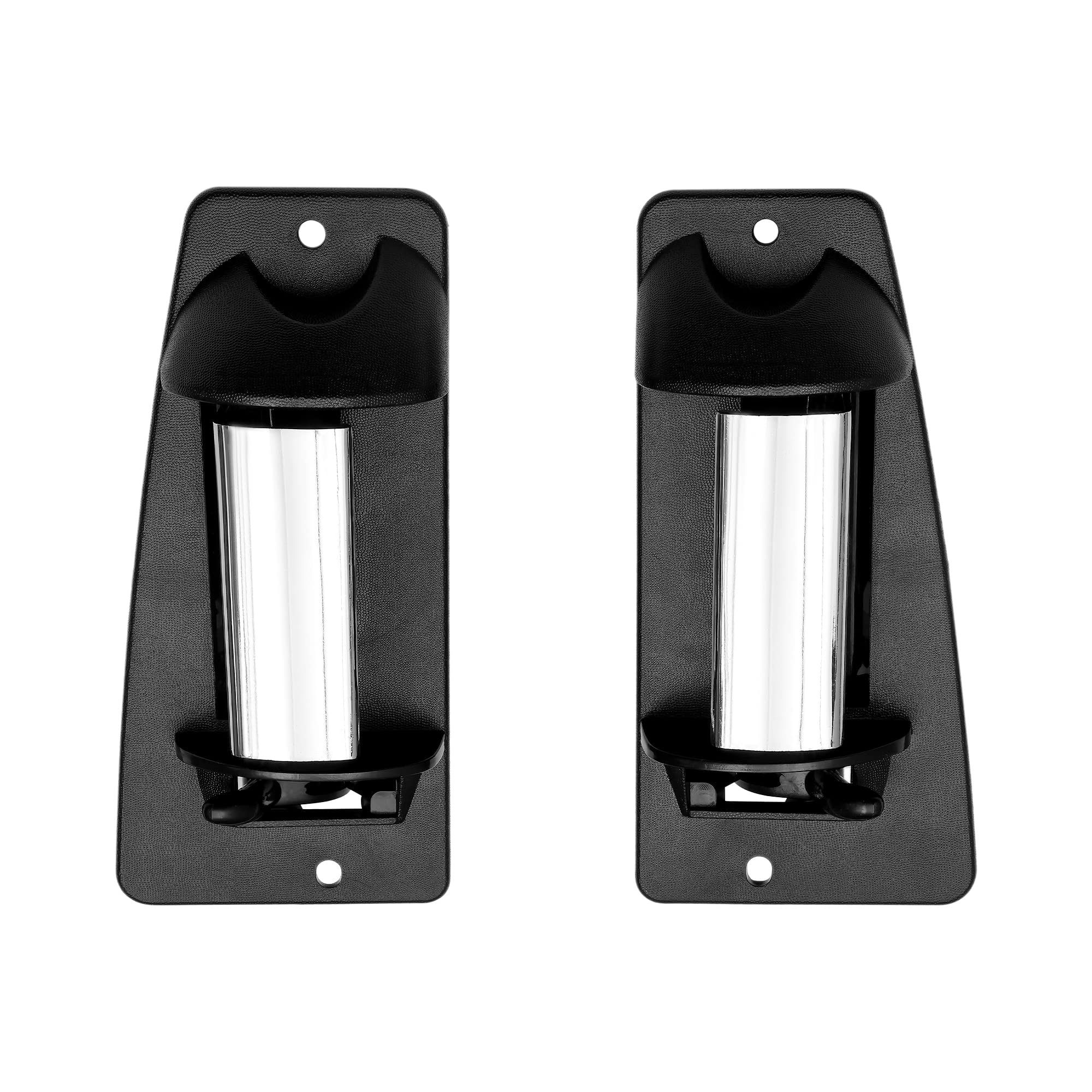 Exterior Door Handles, Chrome Metal Lever, Compatible With 1999-2007 Chevy Silverado, Gmc Sierra 1500 2500 3500, Extended Cab Re