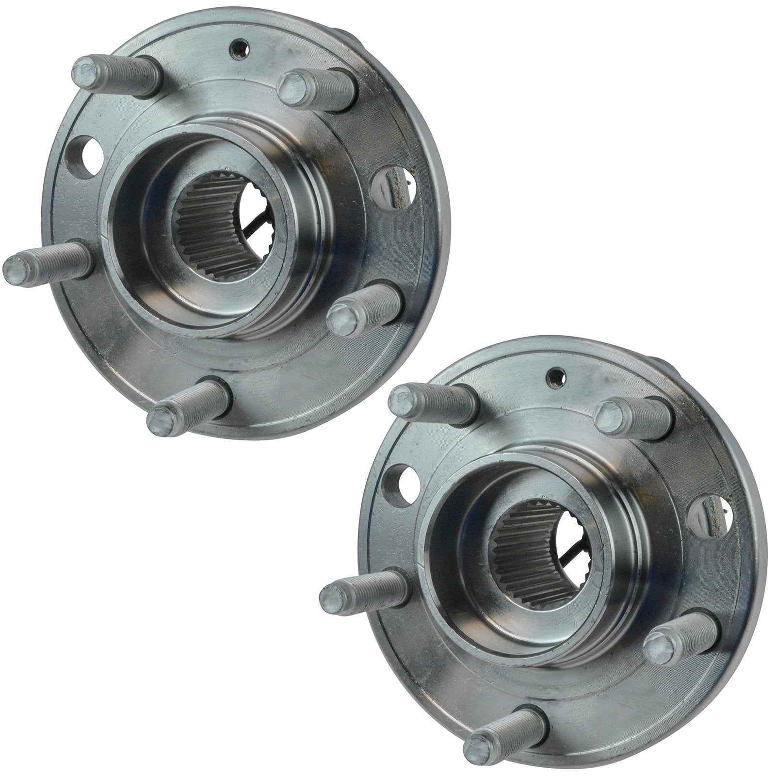 Trq Front Rear Wheel Hub Bearings Assembly Set Compatible With 2006-2009 Pontiac Solstice 2007-2010 Saturn Sky