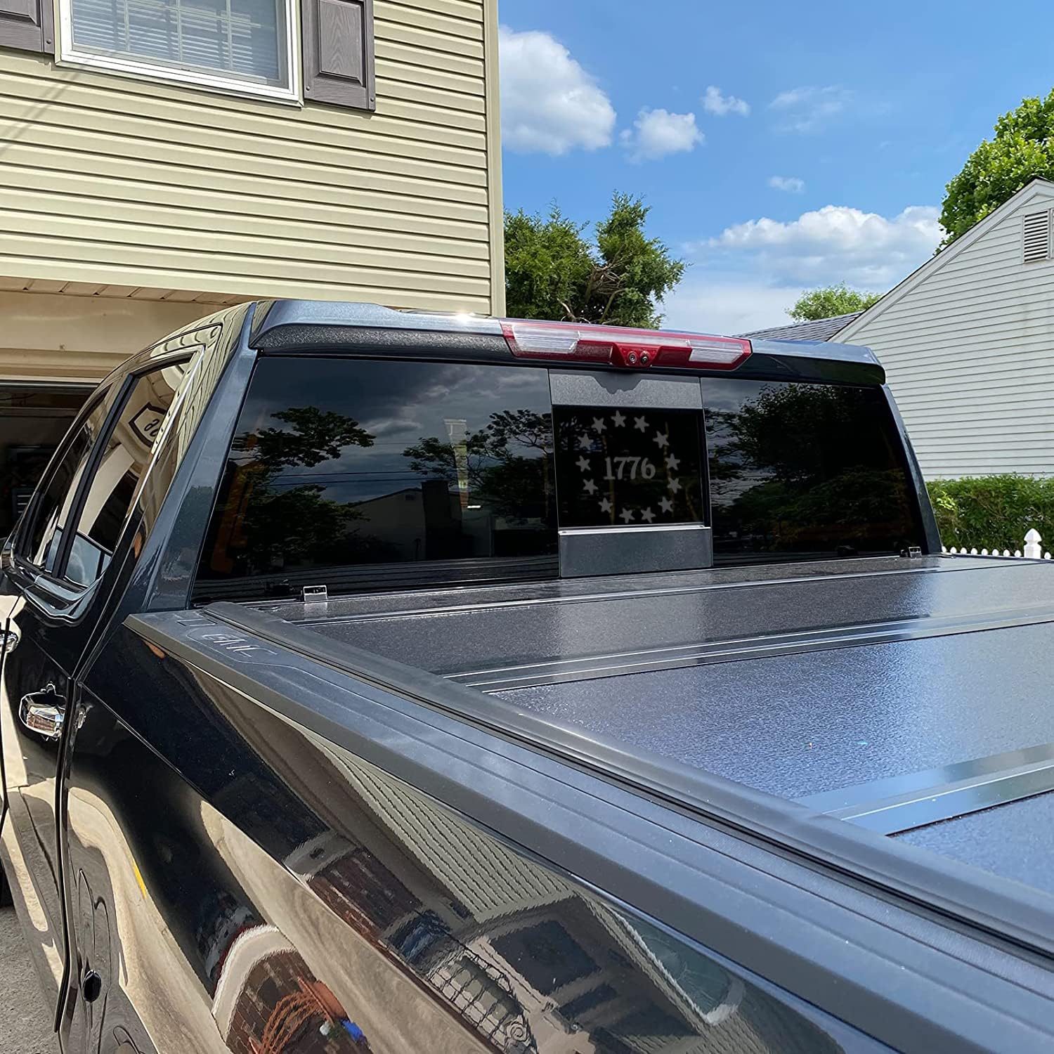 Xinghe 1776 Decal, July Of 4Th Decal, Independence Day United States Decal, Rear Middle Window American Decal For Truck, Matte B