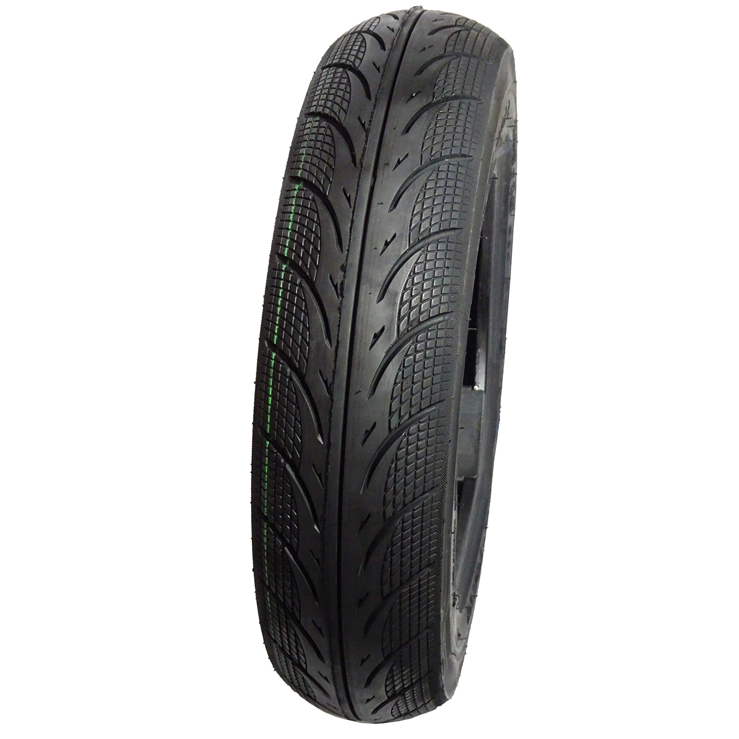 5A01 90/90-10 Scooter Tubeless Tire, 50J, Front/Rear Motorcycle/Moped 10' Rim