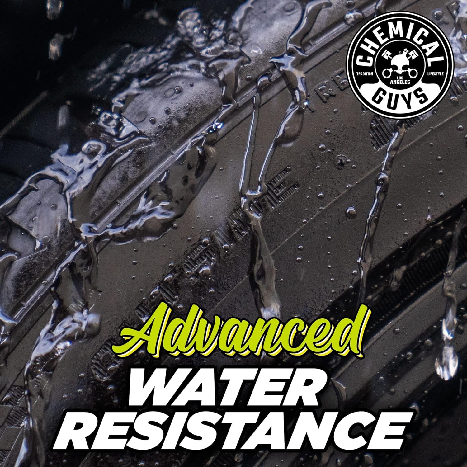 Chemical Guys Galactic Black Wet Look Tire Shine Dressing, For A Whole New Level Of Shine And Depth Of Black, Safe For Cars, Tru