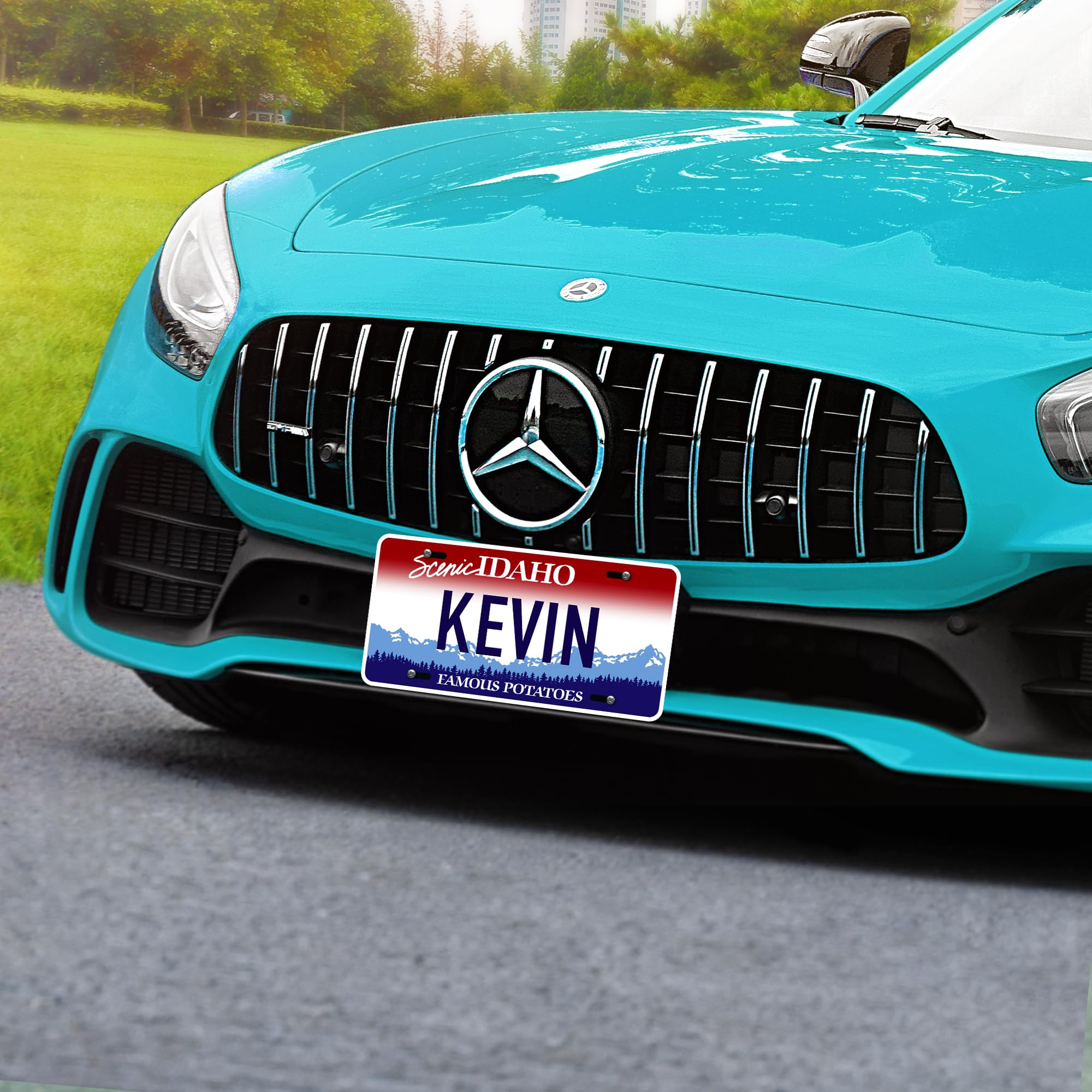 Custom Idaho License Plate, Personalized License Plates For Car, 6X12 Inch, Rust-Free Fade Resistant Aluminum, Usa Made By My Si