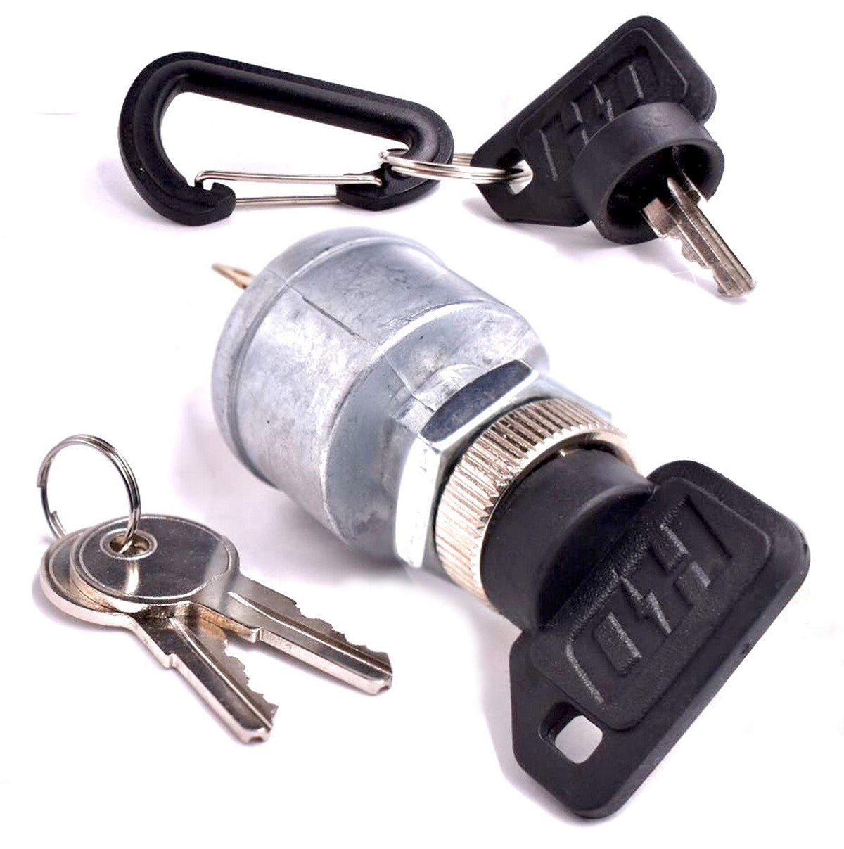 HD Switch E-Z-GO Ignition Switch w/Umbrella Key EZGO 33639-G01, OEM # 33639G01 Fits 1981-Up Golf Cart w/Lights Gas & Electric TX