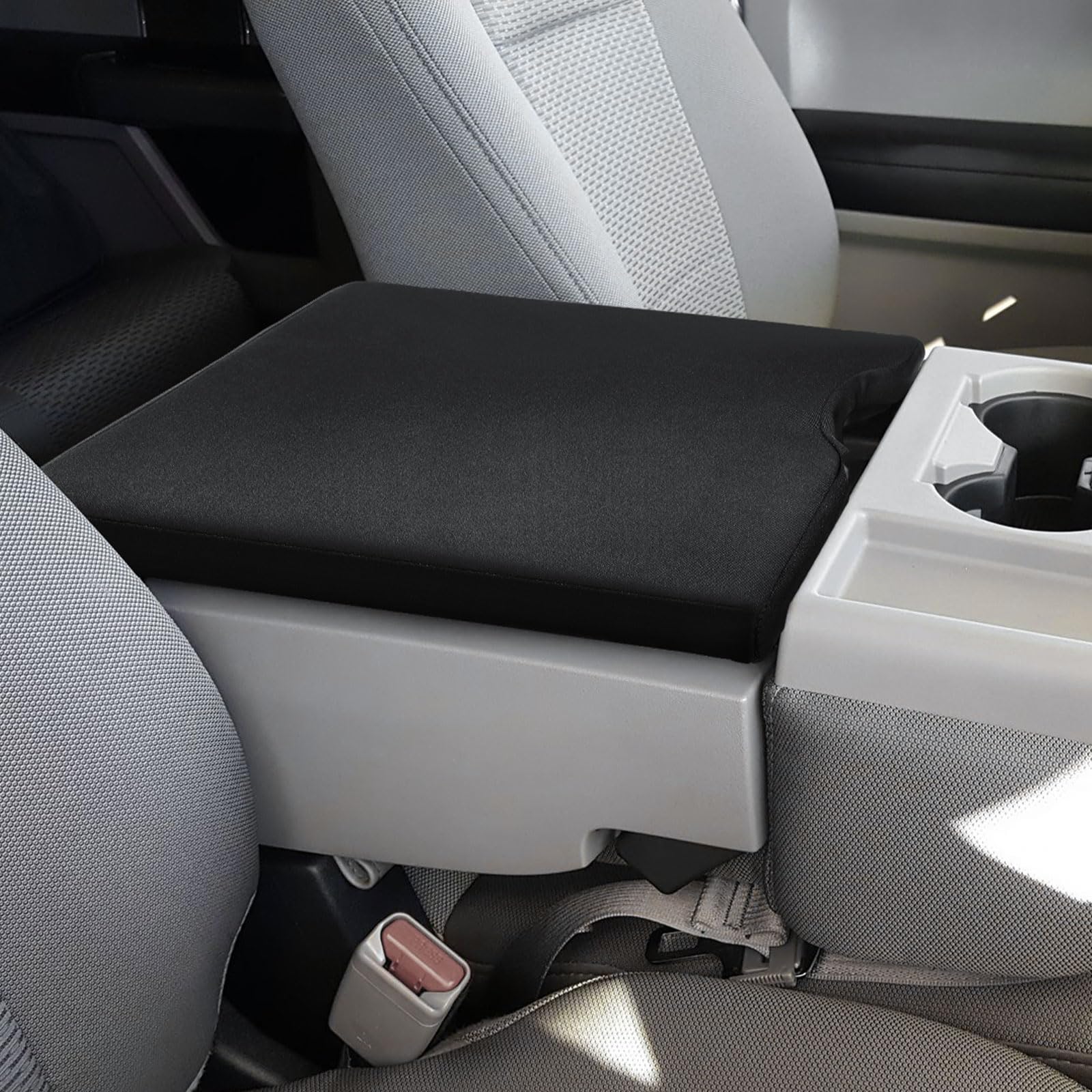 JOYTUTUS Center Console Cover Compatible with 2015-2025 Ford F150, 2017-2025 F250 F350 F450 with 40/20/40 Jump Seat, Neoprene Ar