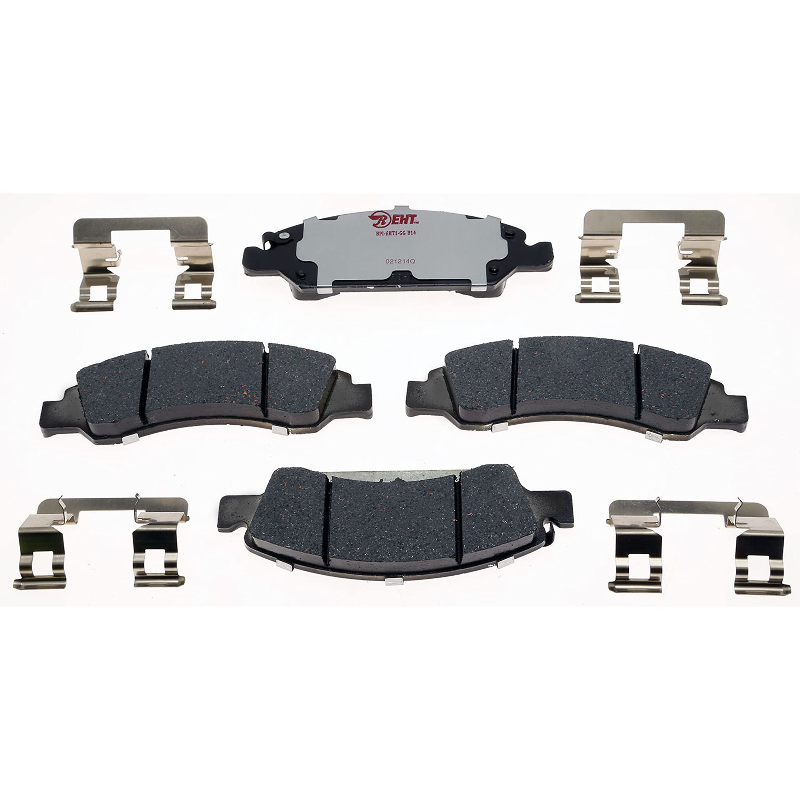Raybestos Element3 Eht™ Replacement Front Brake Pad Set For Select Cadillac Escalade, Chevrolet Avalanche/Express/Silverado/Suburban/Tahoe And Gmc Savana/Sierra/Yukon Model Years (Eht1363H)