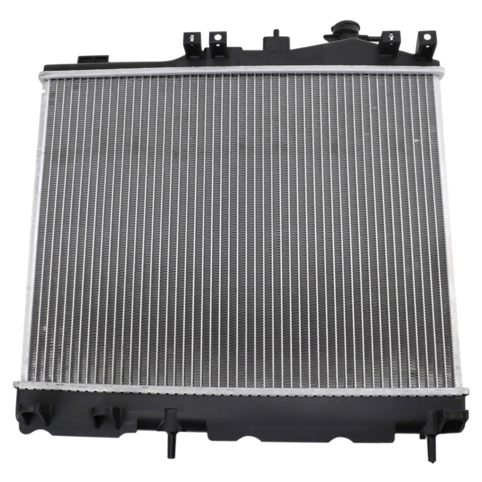 Trq Radiator Assembly Aluminum Core Compatible With 14-21 Mitsubishi Mirage 17-21 Mirage G4 Cu13469