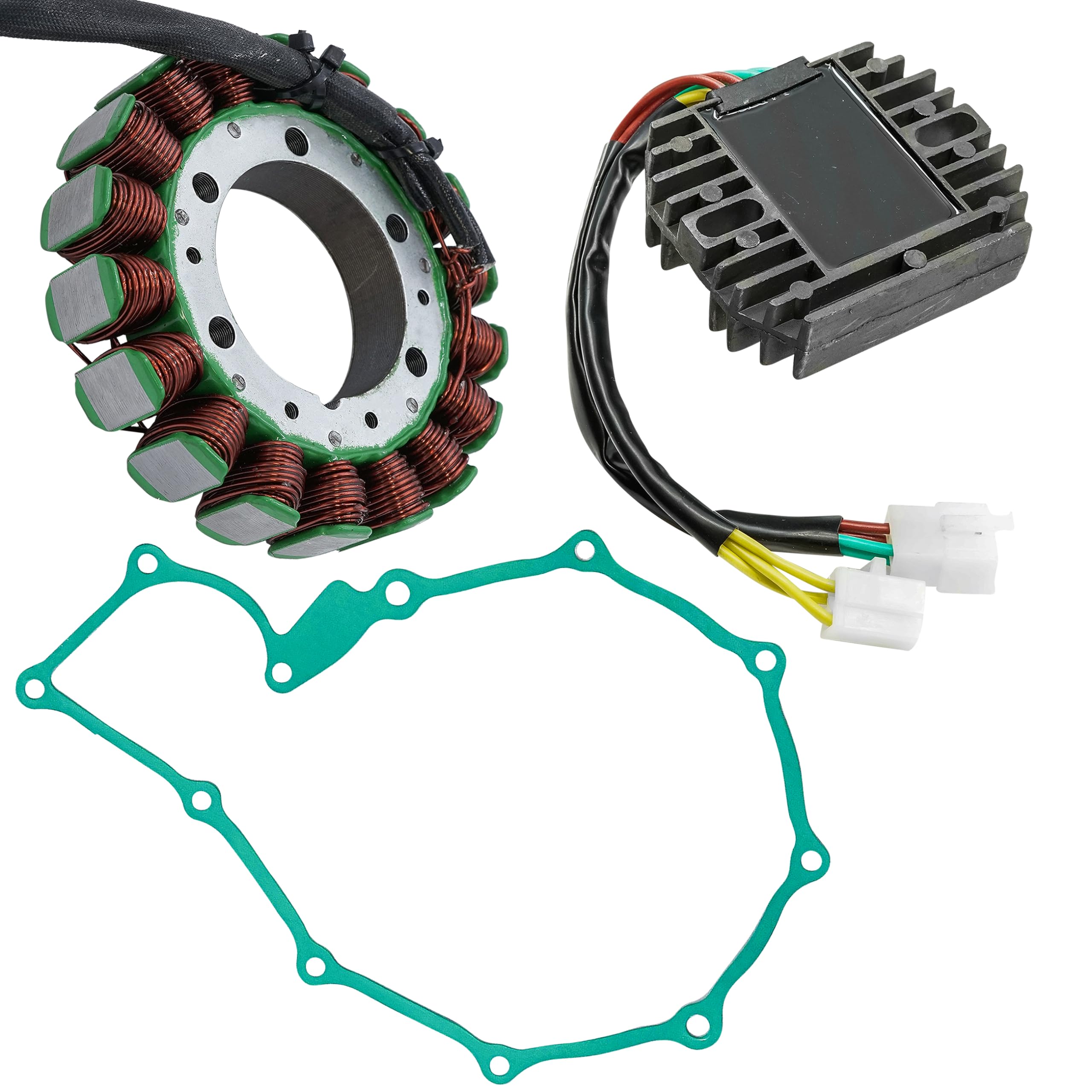 Caltric Stator & Gasket & Regulator Compatible With Honda Vt600Cd Shadow 600 Vlx Deluxe 1993-1998