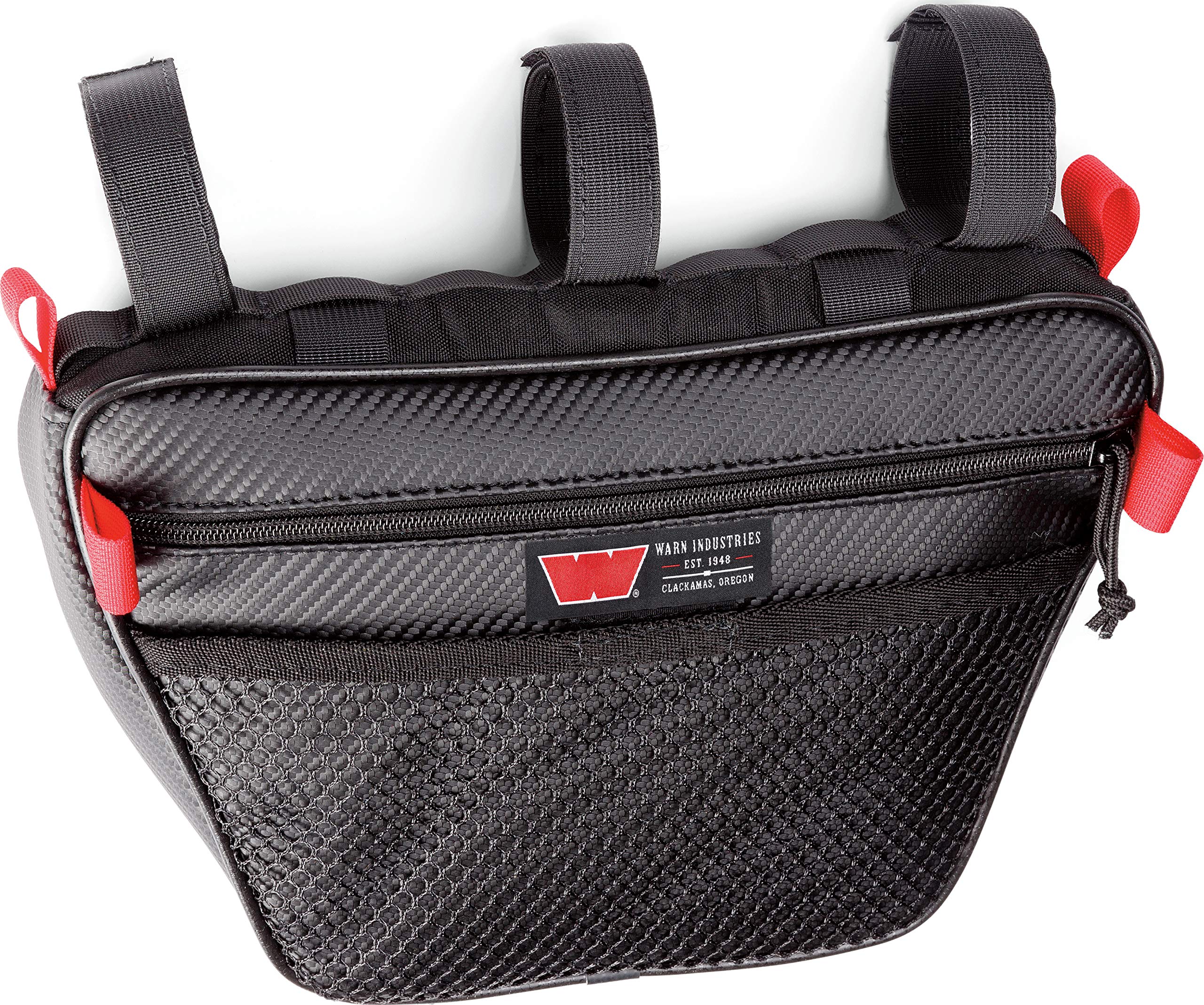 Warn 102644 Epic Trail Gear: Full Size Passenger Grab Handle Storage Bag Black