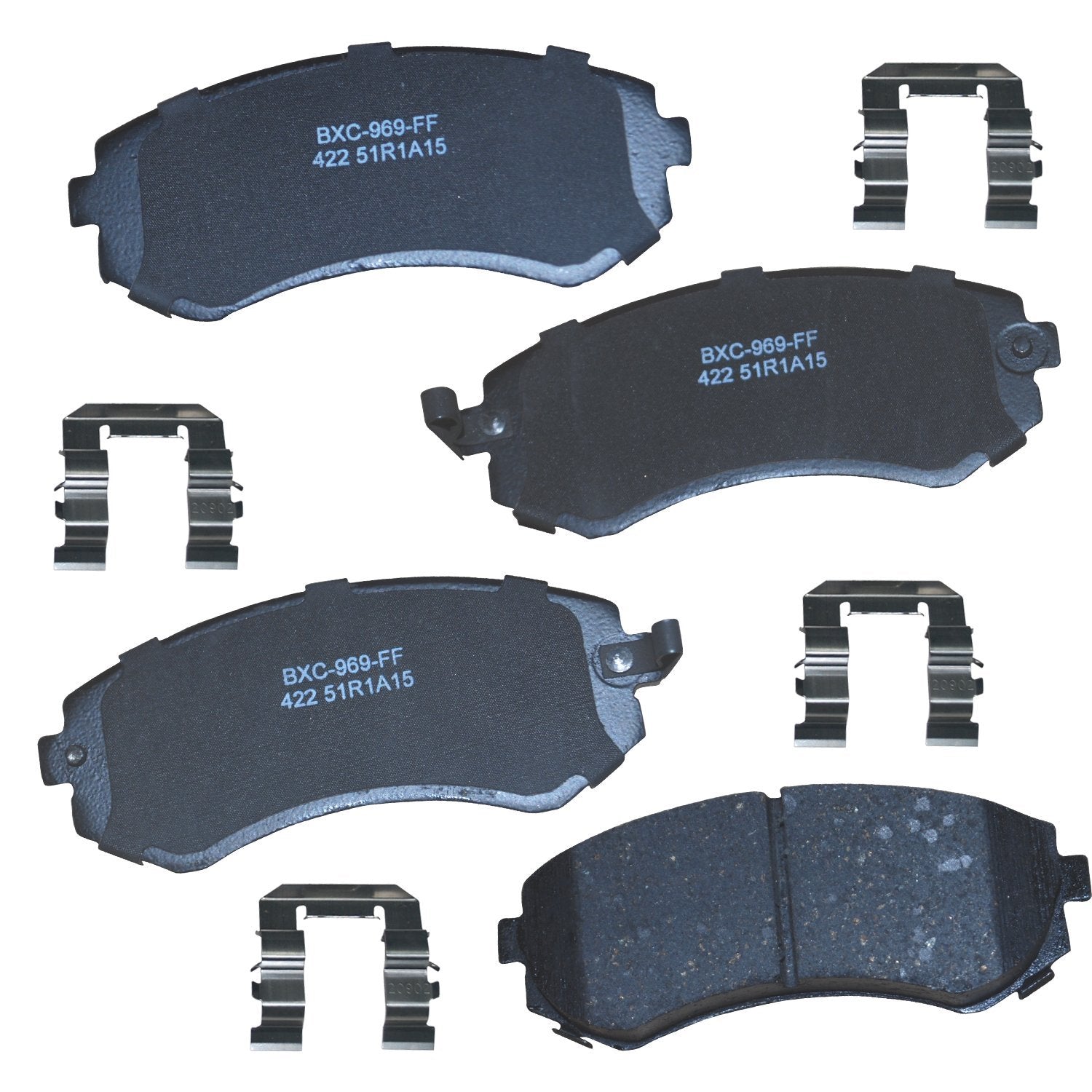 Bendix Premium Sbc422 Ceramic Front Brake Pads For Nissan 240Sx 1996-1989