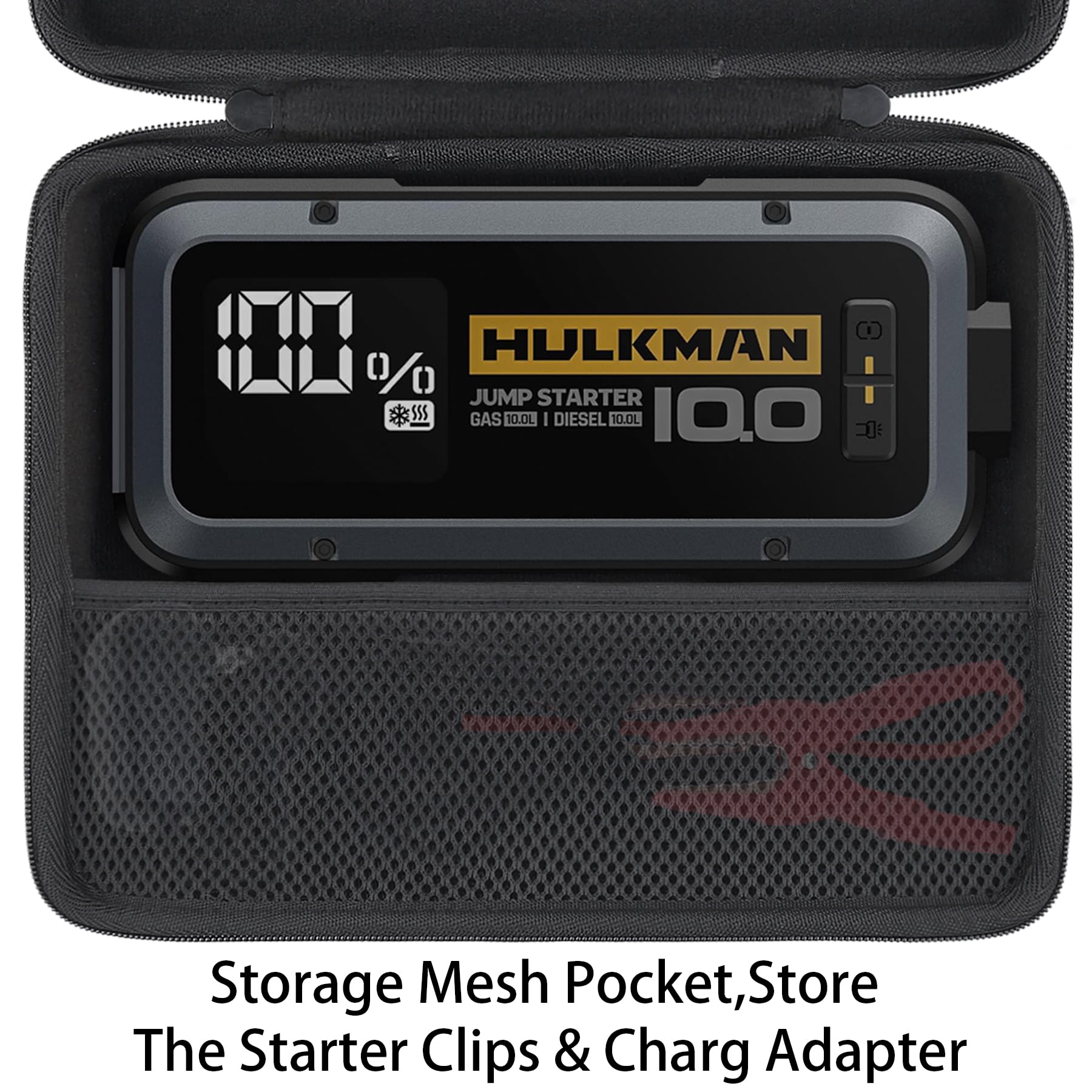 Replacement For Hulkman Alpha100 Jump Starter Hard Carrying Case By Aenllosi(Case Only)