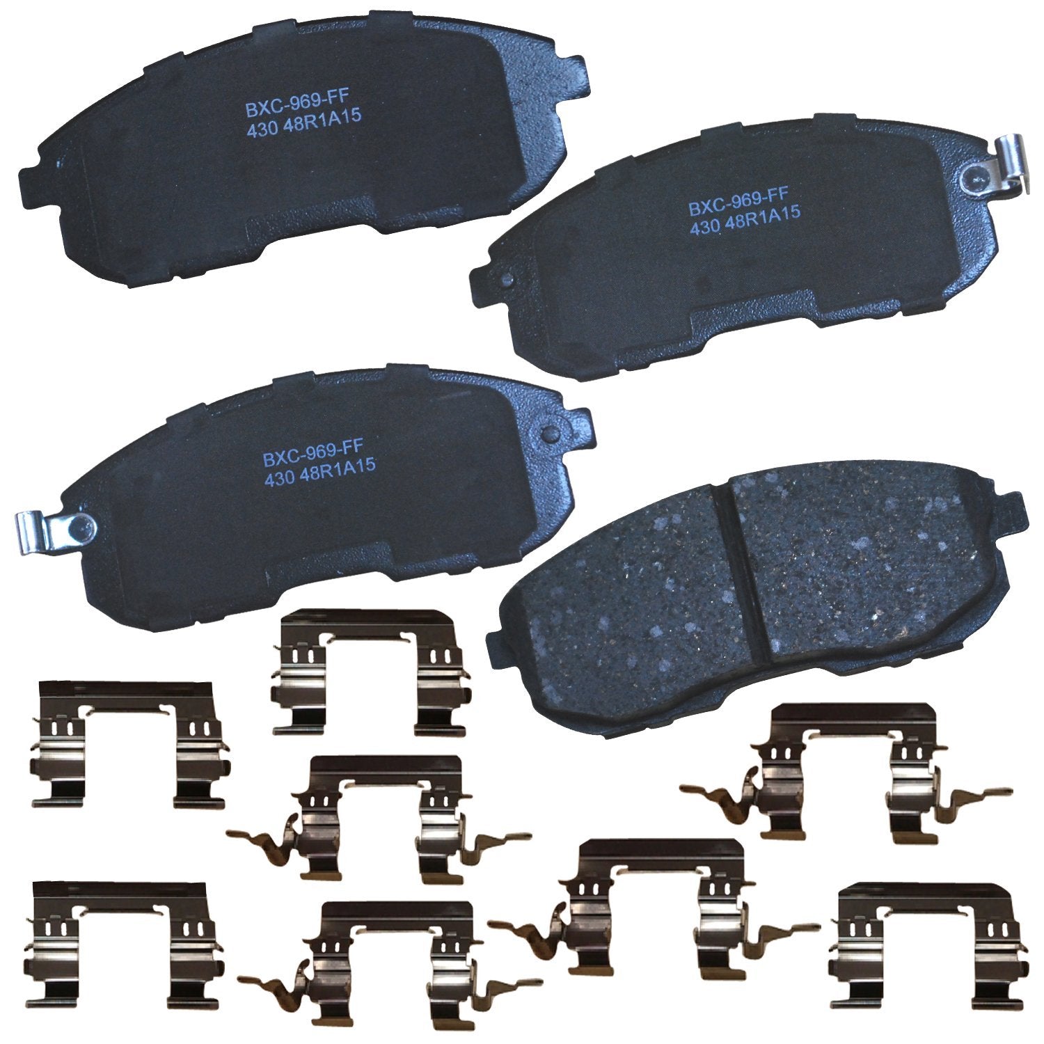 Bendix Premium Sbc430 Ceramic Front Brake Pads For Infiniti G20 2002-1999, I30 1999-1996, Nissan Altima 2001-1993, Altra Ev 2001