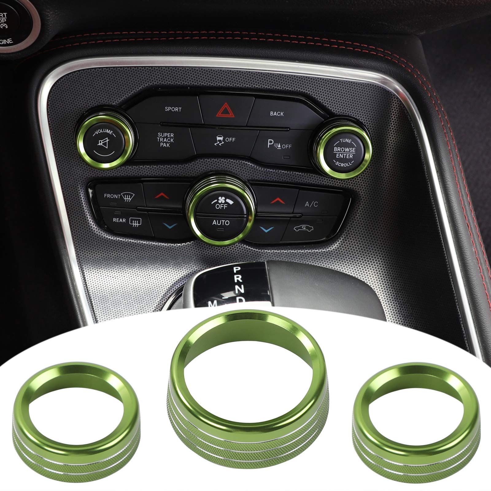 Voodonala Air Conditioner Switch Cd Button Knob For Dodge Challenger 2015-2024 Charger Chrysler 300 300S 2015-2019, For Ram 2013