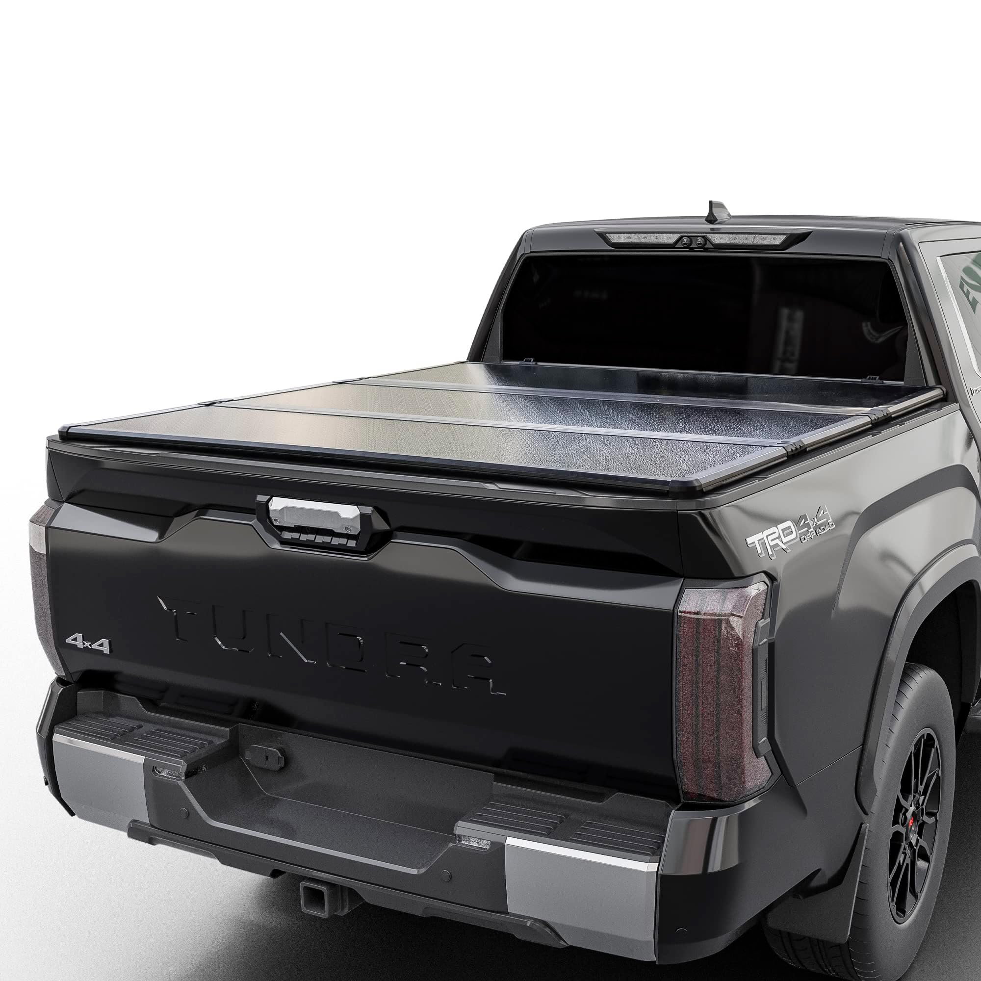 Calffree Hard Folding Truck Bed Tonneau CoverlCFHT-035lFits 2022-2025 Toyota Tundra 6'6 Bed w/OE Rail System (78.7