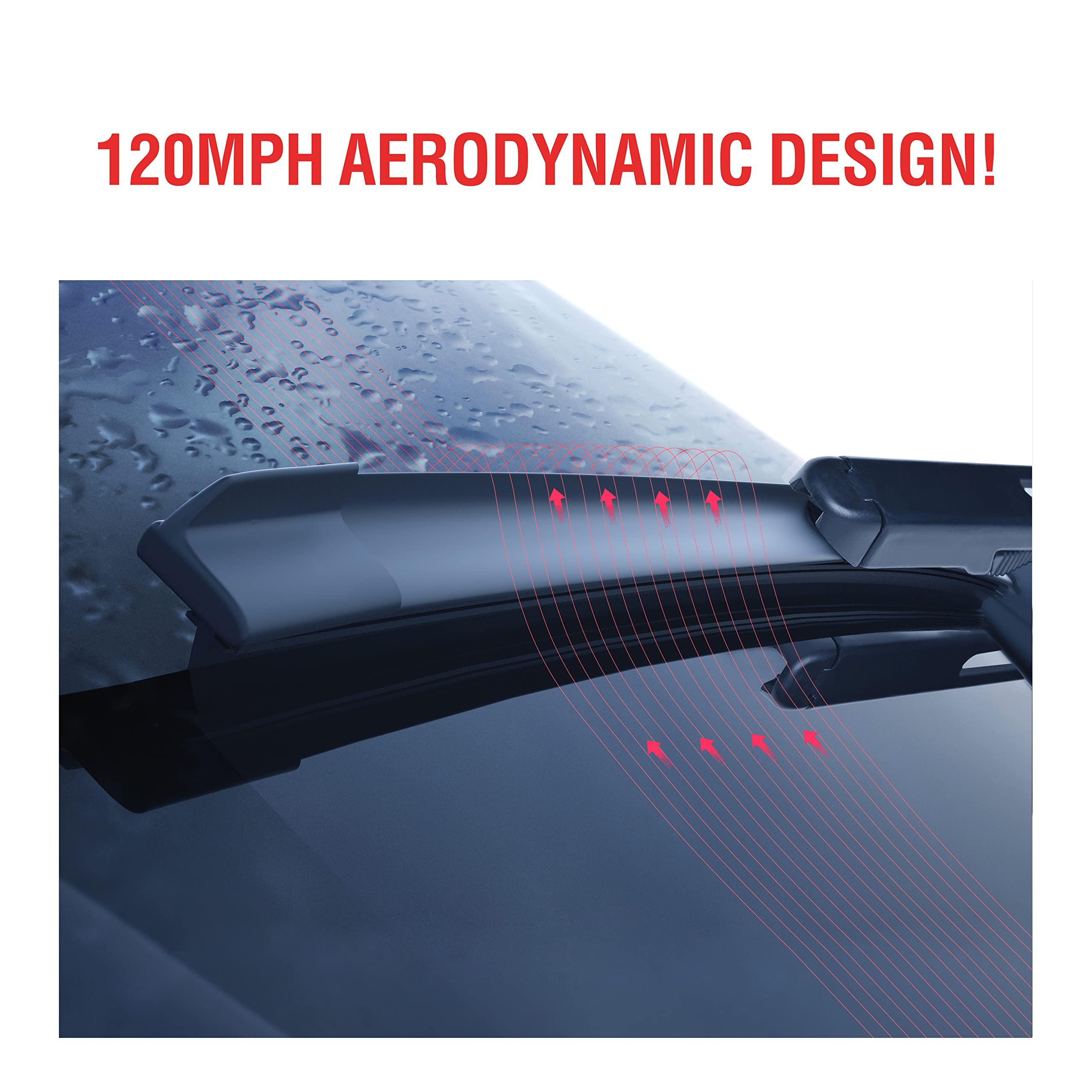 Beam Wiper Bldes 26+22    (Pinch Tab) Windshield Wiper Blades For Ford Explorer 2011 2012 2013 2014 2015 2016 2017 2018 2019,Oem