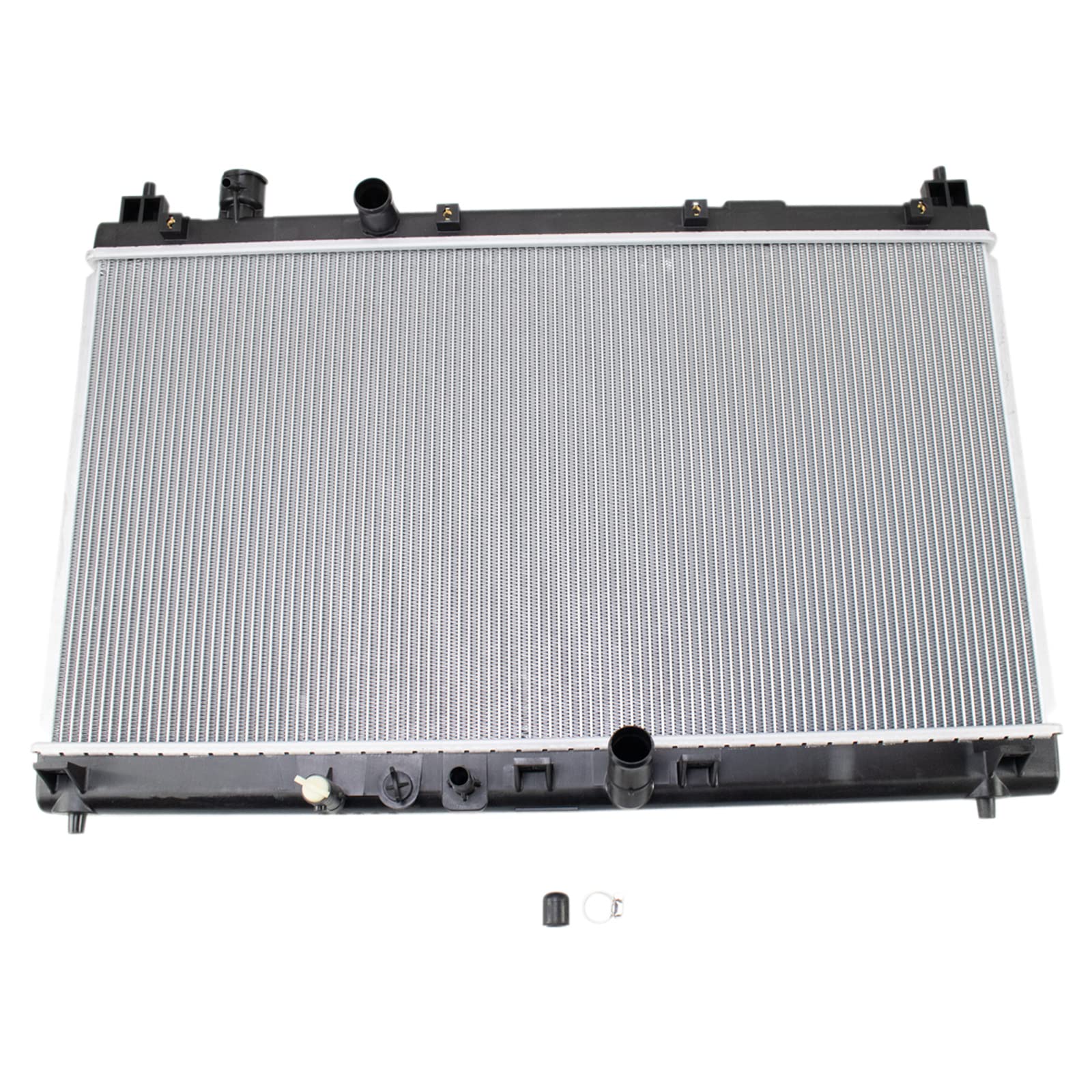 Trq Radiator Assembly Aluminum Core Compatible With 15-20 Honda Fit Cu13451