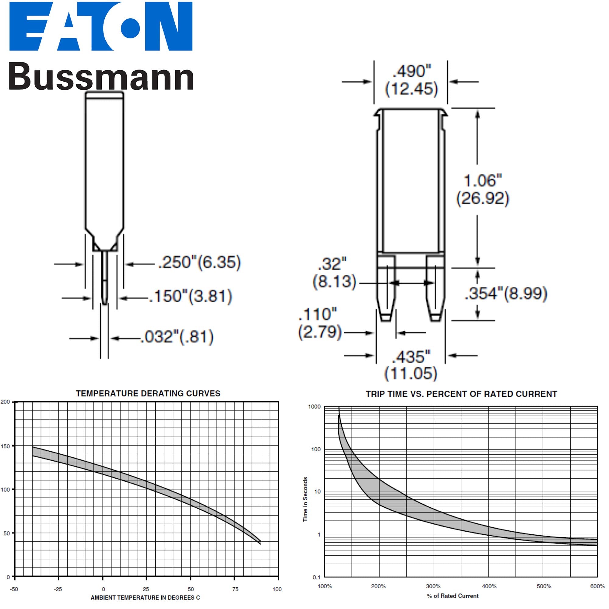 Eaton Bussmann 20 Amp Circuit Breaker For Polaris Ranger Rzr Sportsman Slingshot Oem, (2014-17) 4011372 (Pack Of 2)