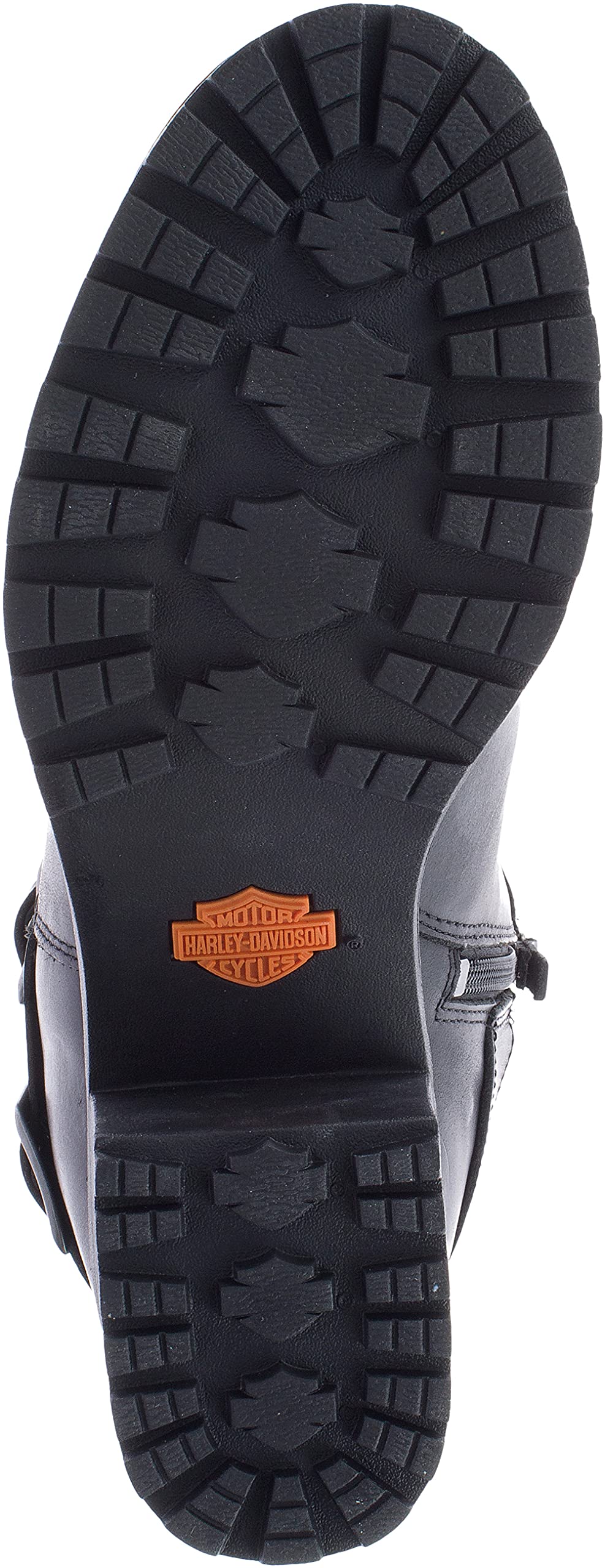 HARLEY-DAVIDSON FOOTWEAR Women's Lalanne Double Strap Motorcycle Boot, Black, 5.5