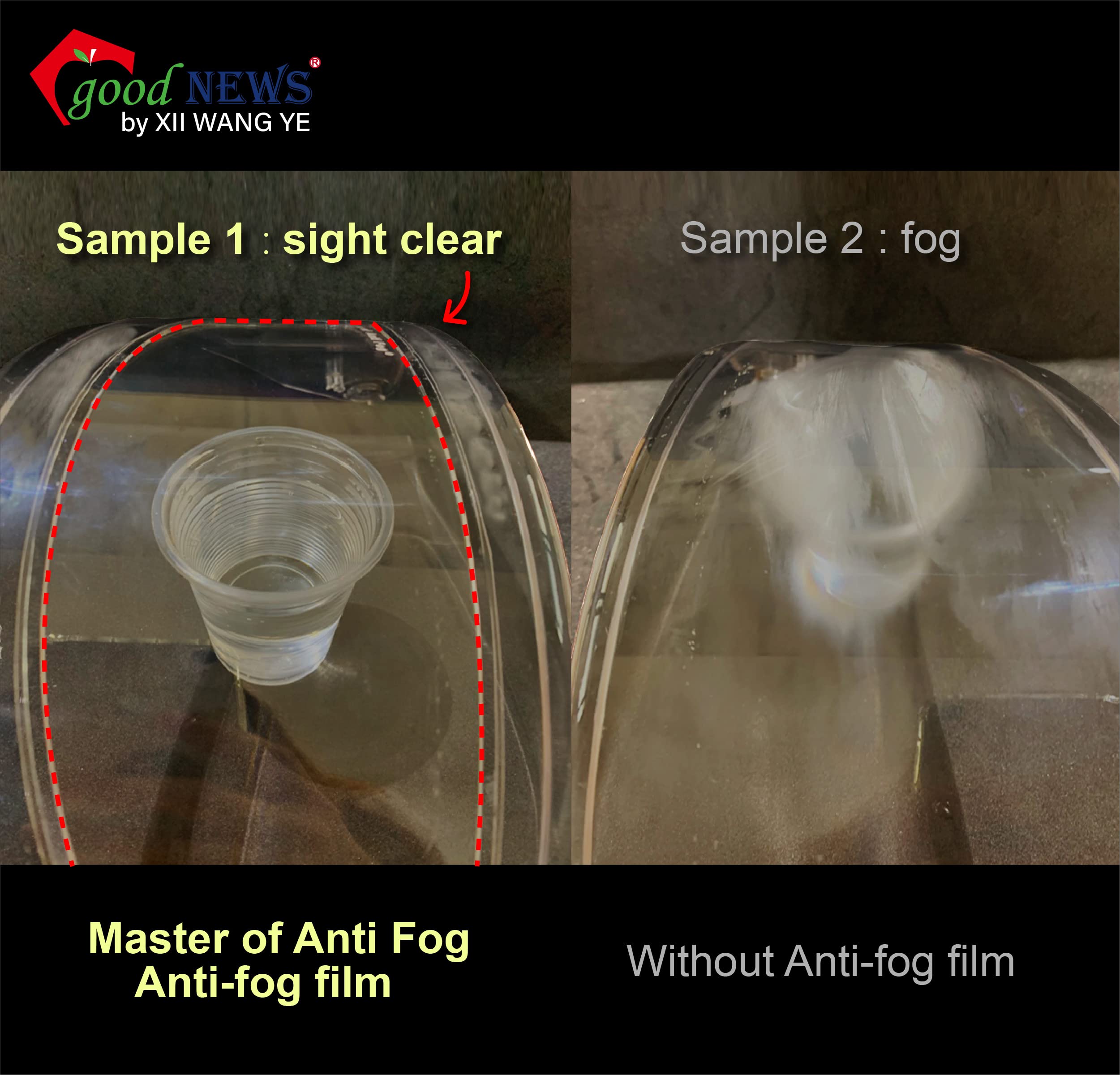 Xii Wy Universal Motorcycle Full Face Helmet Shield Anti Fog Film Polarized Grey Visor Lens Insert Fog Resistant Waterproof Sticker