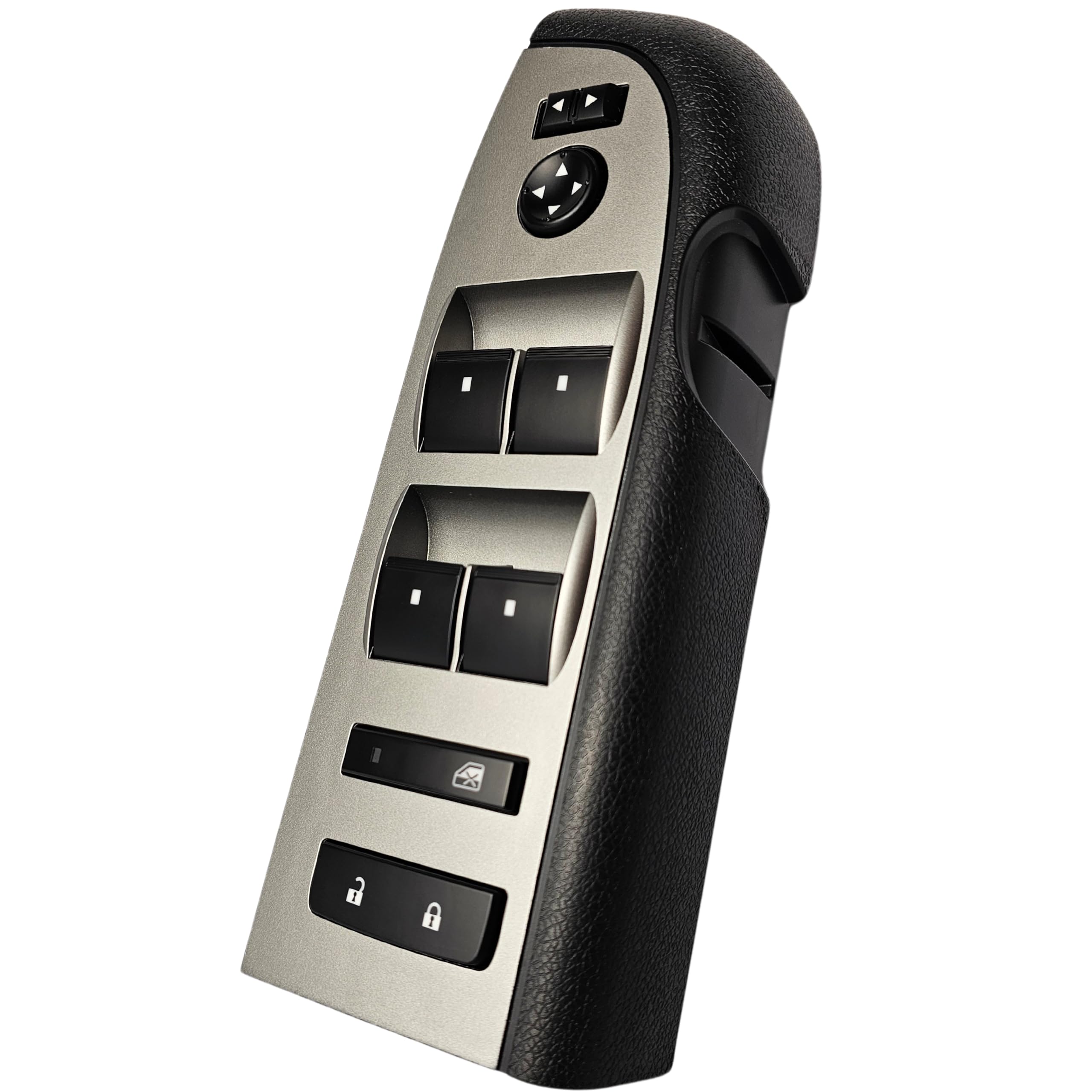 SWITCHDOCTOR Window Master Switch, Black Bezel, Mirror, & Lock Assembly for 2010-2013 Chevrolet Silverado & GMC Sierra (22968506