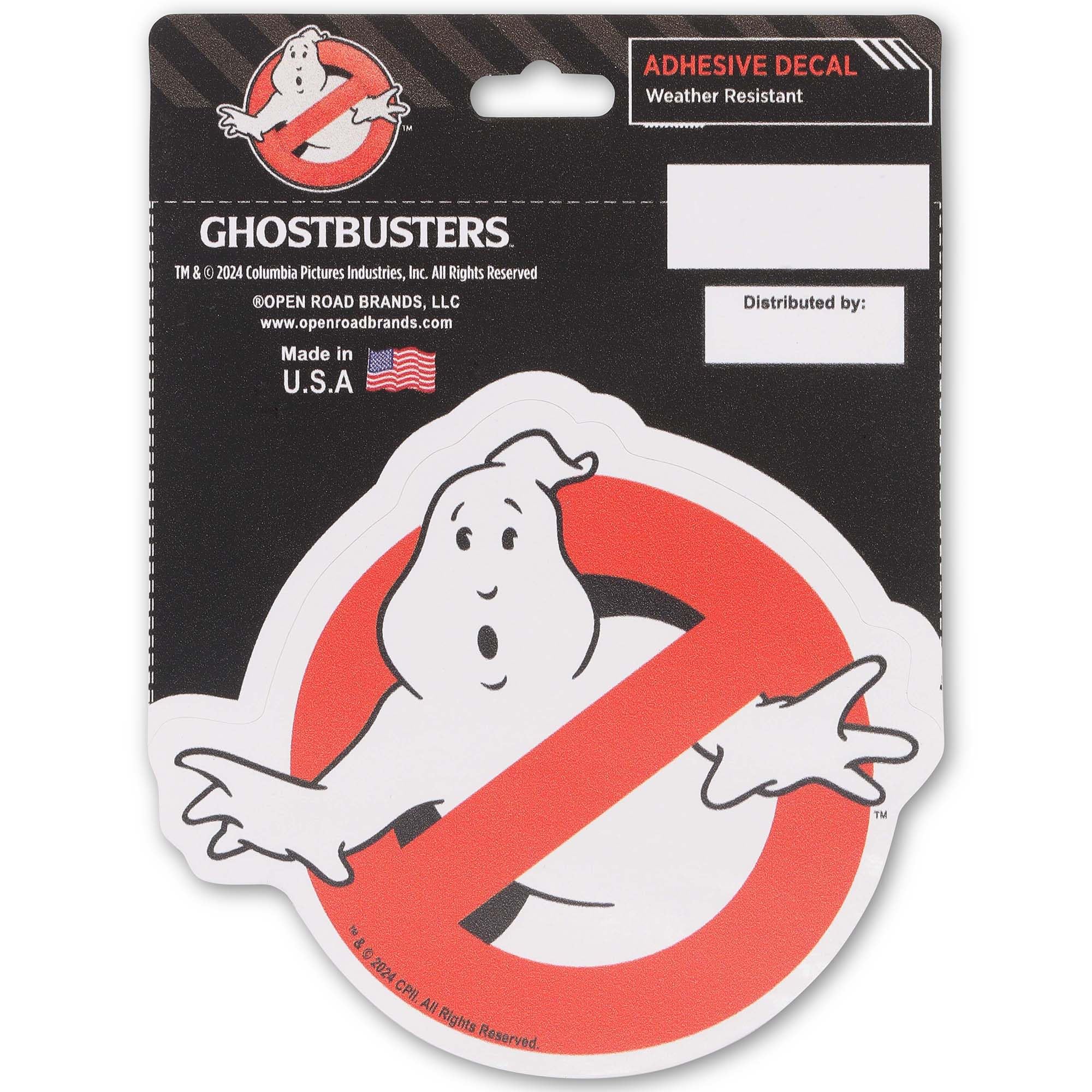 Ghostbusters Logo Adhesive Vinyl Decal - Fun Ghostbusters Sticker for Car, Window, Water Bottle or Laptop