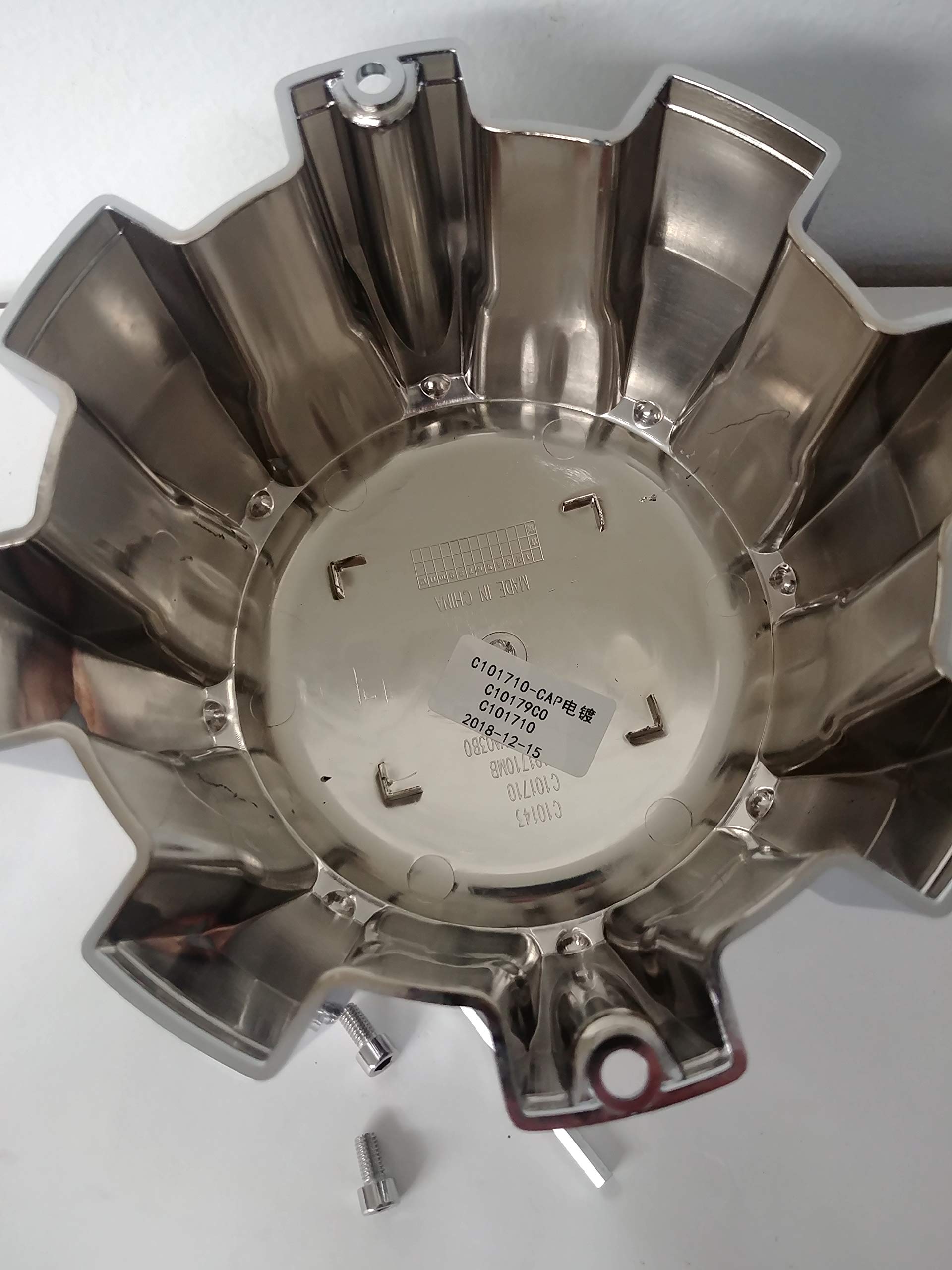 Ion Alloy Wheels Center Cap With Screws Bolt C101710 C10179Co 8 Lug C10143