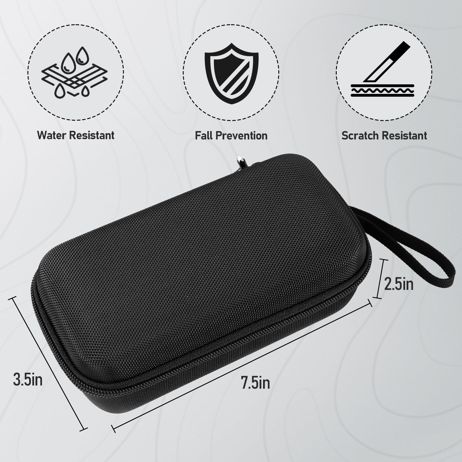 Case for Airmoto Tire Inflator Portable Air Compressor Case,120 PSI Air Pump,Car Tire Pressure Gauge (120 150 PSI) Storage Bag,