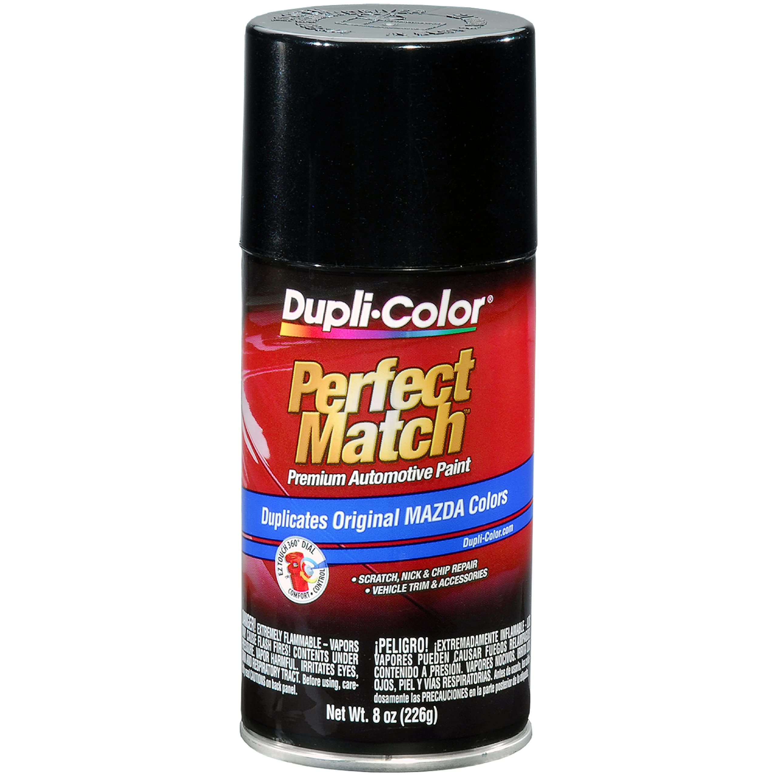 Dupli-Color Ebmz11597 Perfect Match Automotive Spray Paint 8 Oz. Aerosol Can Intended For Mazda Black Mica Metallic, 16W