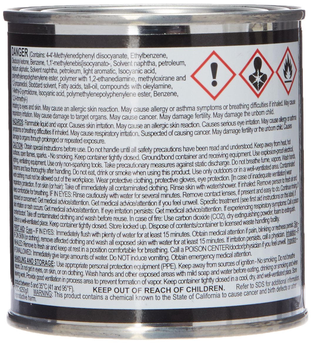 Kbs Coatings 4201 Gloss Black Rustseal - 8 Fl. Oz.