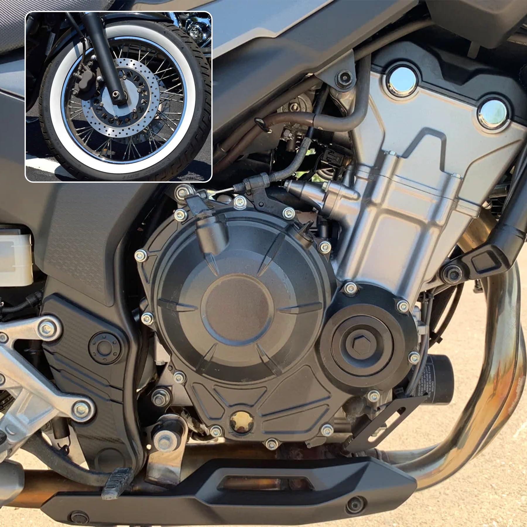 Livtee 70Pcs Motorcycle Body Bolt Mounting Kits, For Plastics Seat Fenders Shrouds Fasteners Compatible With Cr85 Cr125 Cr250 Cr500 & Crf150 Crf250 Crf450 R Models Crf150R Crf250R Crf450R - White