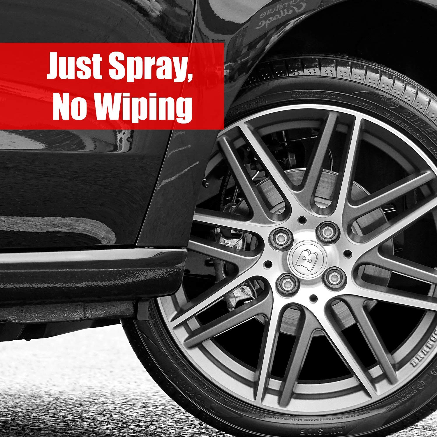 Stoner Car Care 91044 Original More Shine Tire Finish for Tire and Wheel Care Creates a Long-Lasting, Rain-Resistant Tire Shine, Makes Faded Tires Look New, Non-Greasy Formula, 12 Oz, Pack of 1