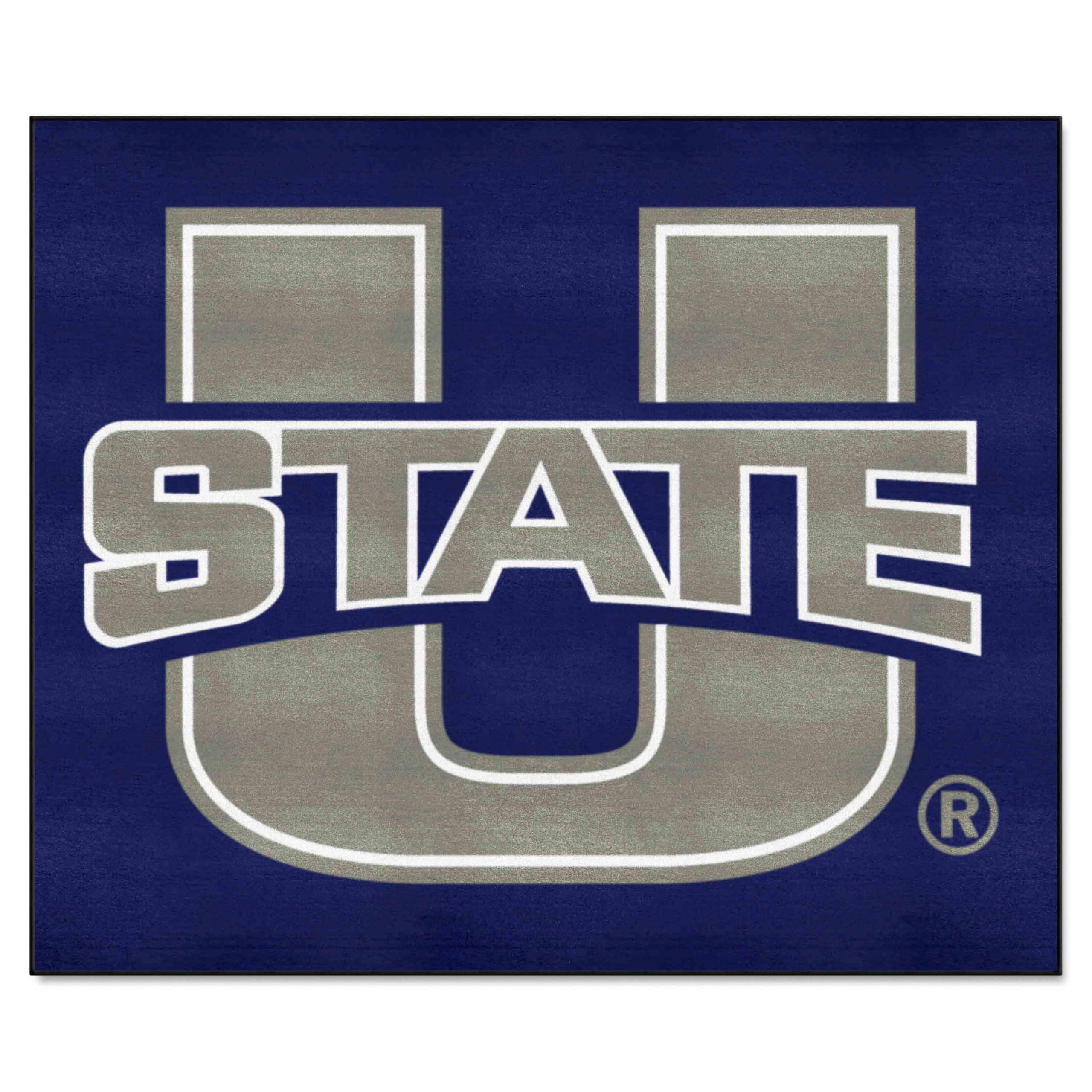 Fanmats 2536 Utah State Aggies Tailgater Rug - 5Ft. X 6Ft. Sports Fan Area Rug, Home Decor Rug And Tailgating Mat